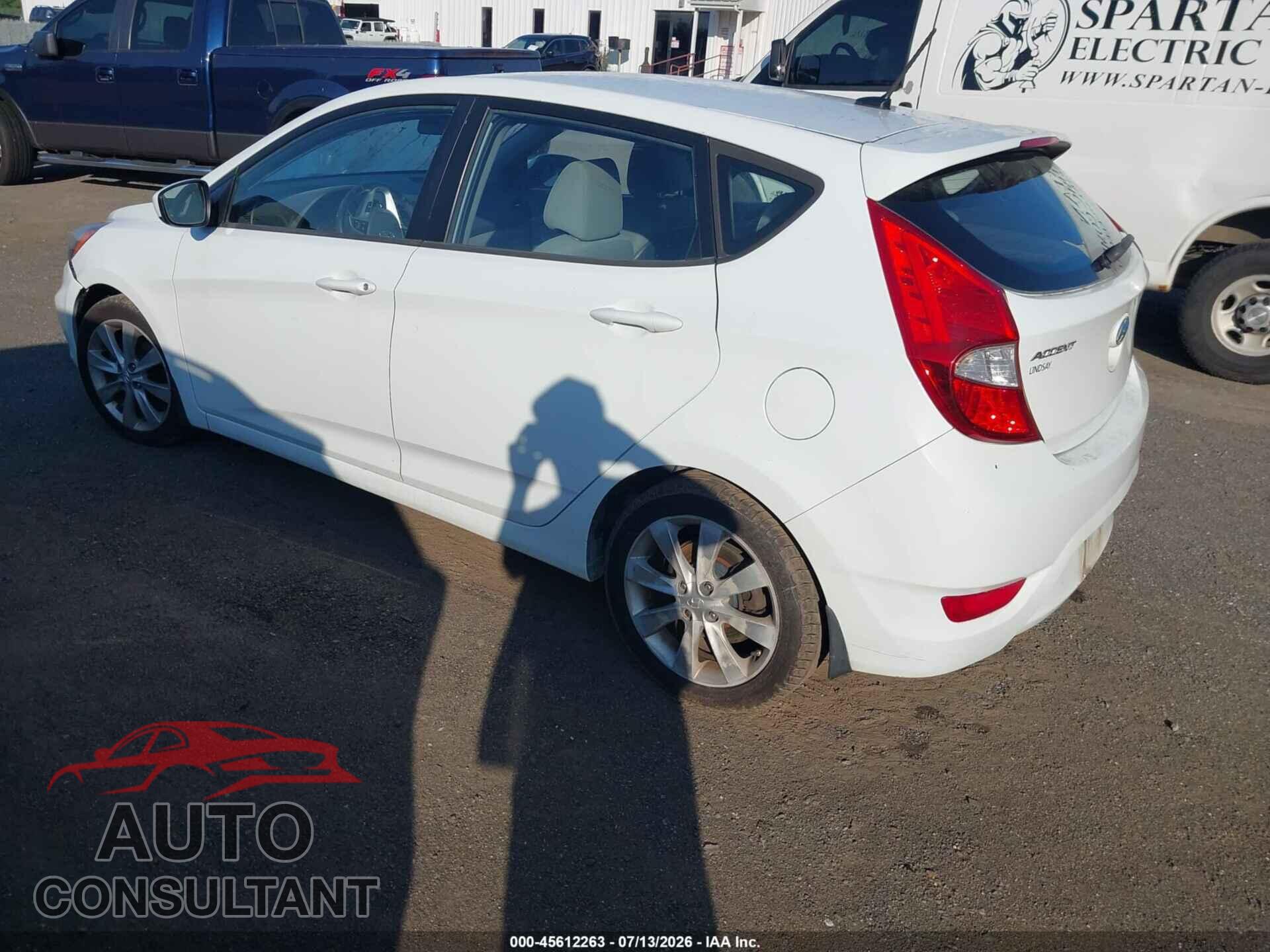 HYUNDAI ACCENT 2012 - KMHCU5AE0CU013607