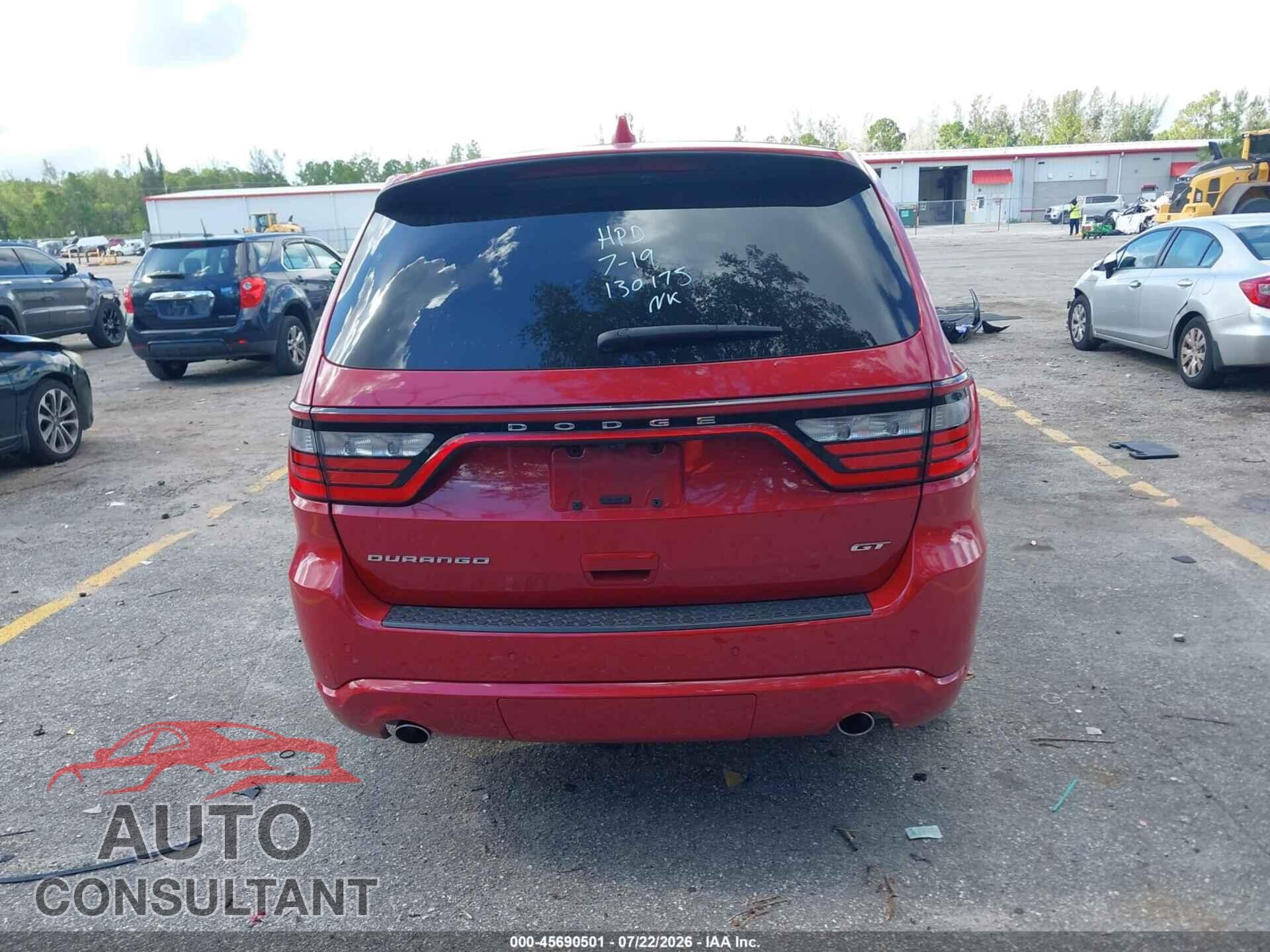 DODGE DURANGO 2022 - 1C4RDHDG4NC130175