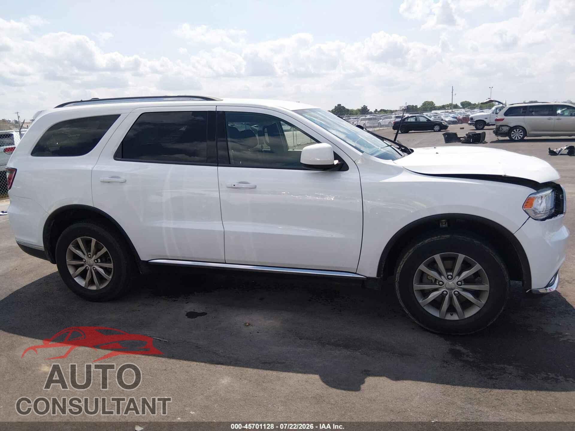 DODGE DURANGO 2017 - 1C4RDJAG9HC780846