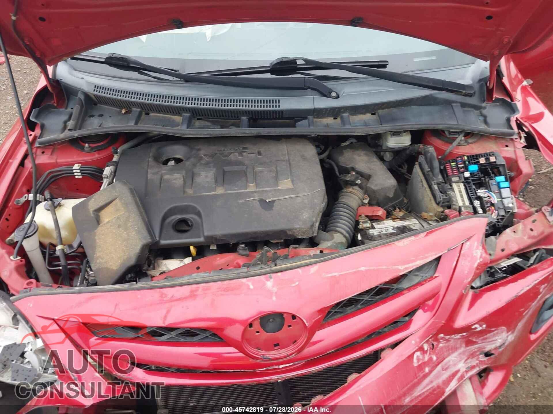 TOYOTA COROLLA 2012 - 2T1BU4EE4CC820990