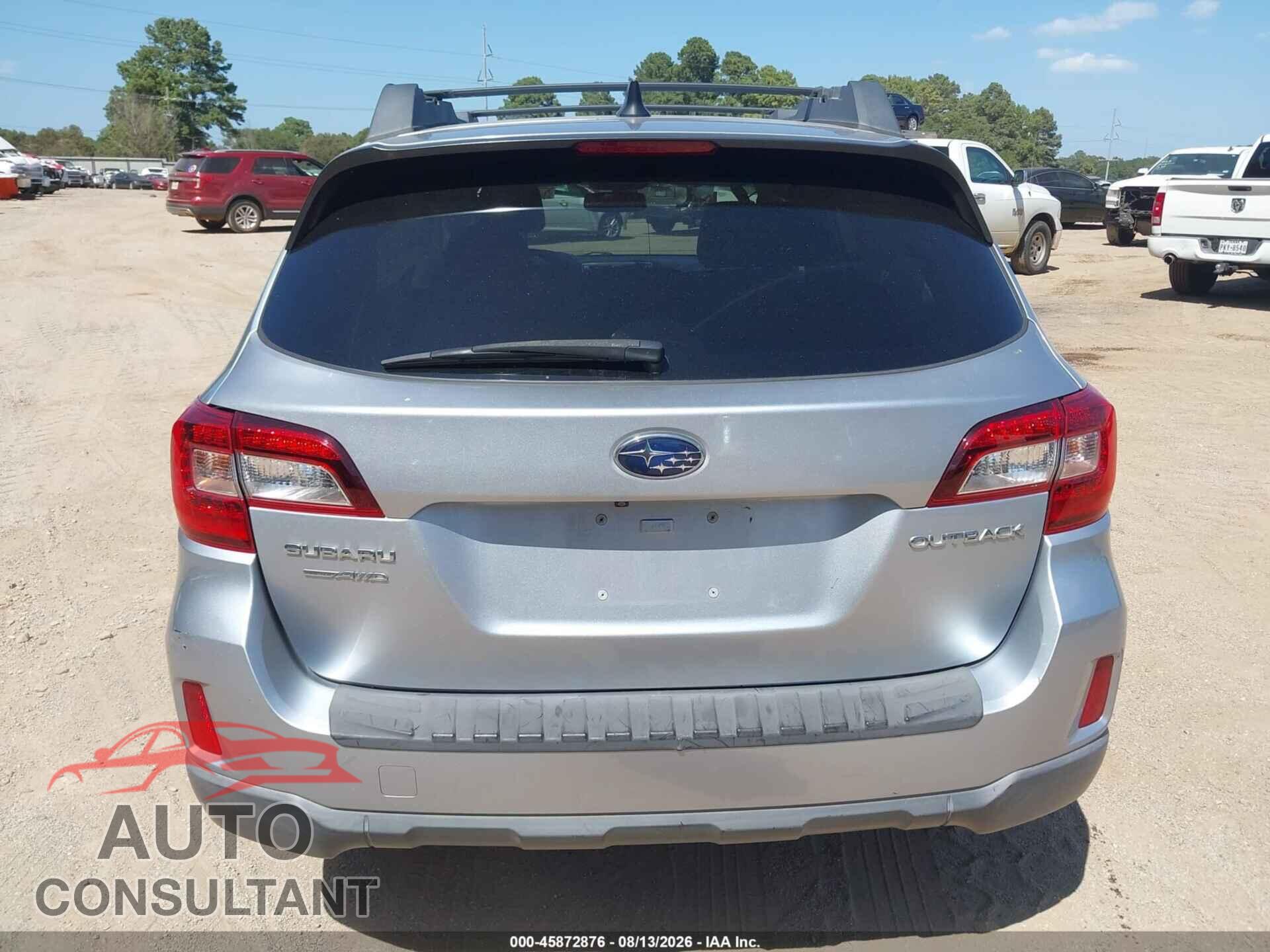 SUBARU OUTBACK 2016 - 4S4BSBLC4G3278165