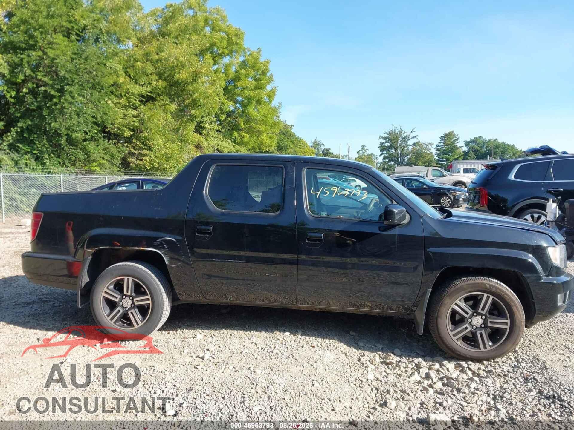 HONDA RIDGELINE 2010 - 5FPYK1F47AB012072