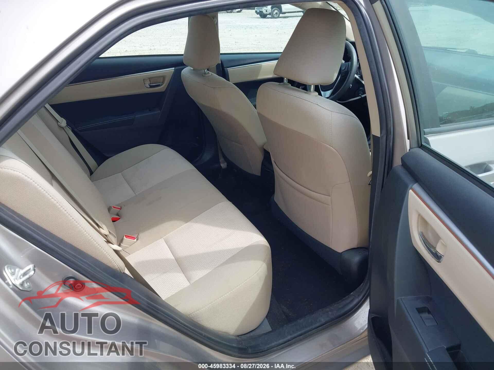 TOYOTA COROLLA 2014 - 2T1BURHE8EC186465