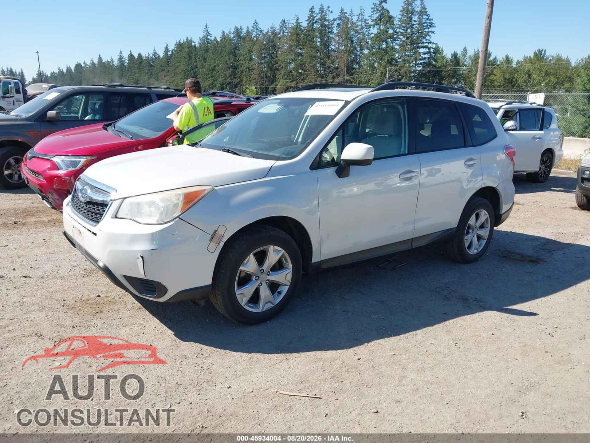 SUBARU FORESTER 2014 - JF2SJAEC0EH549710