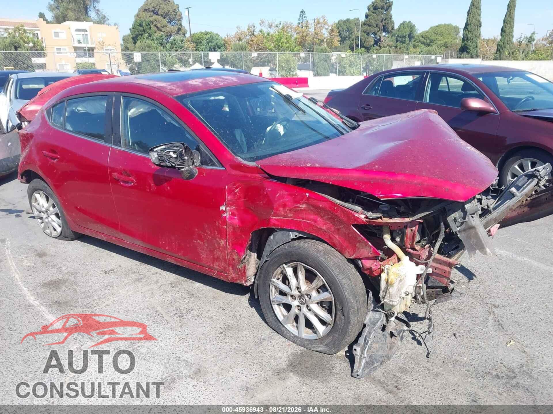 MAZDA MAZDA3 2014 - JM1BM1W72E1177593