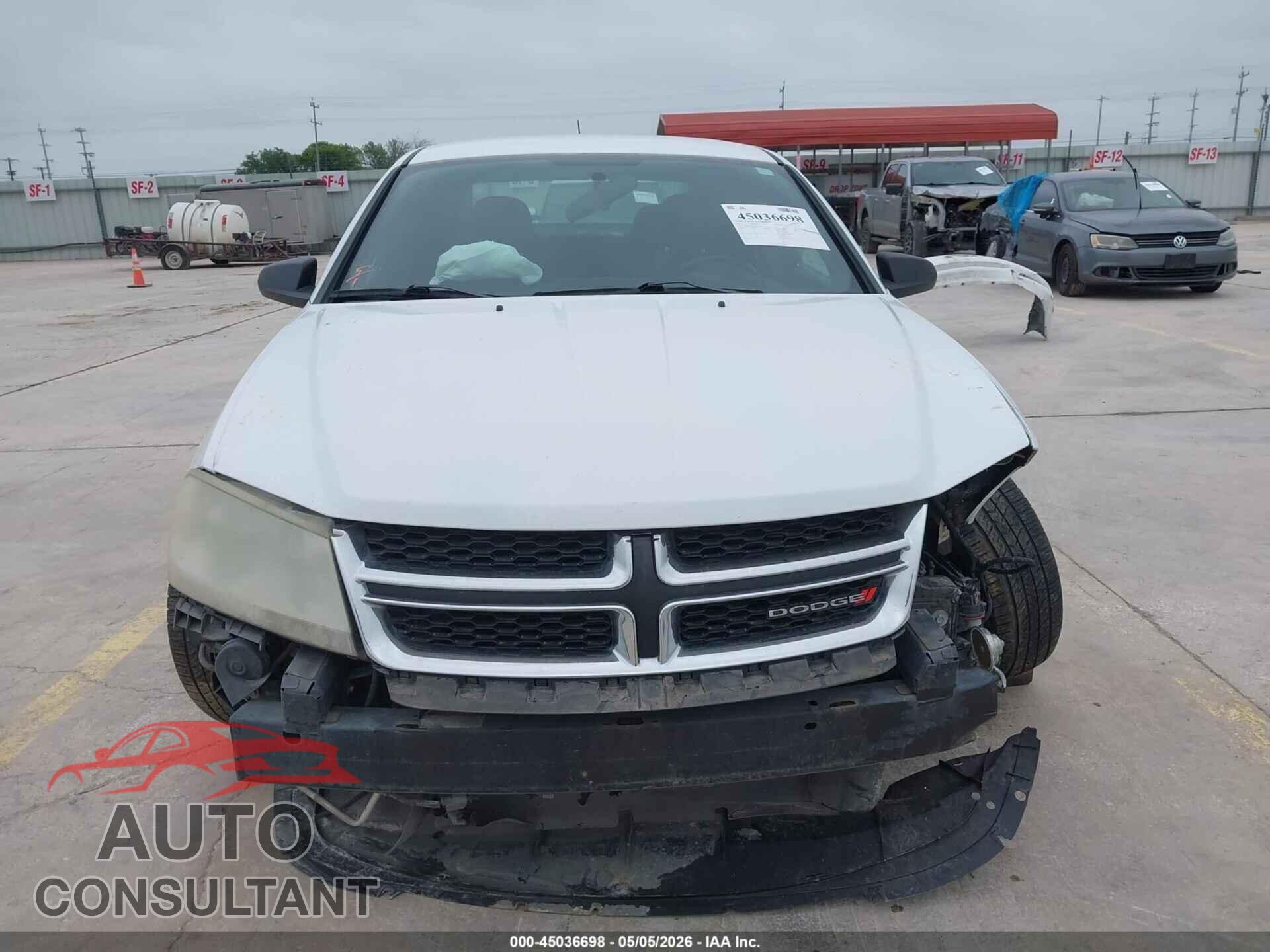 DODGE AVENGER 2013 - 1C3CDZAB2DN752110