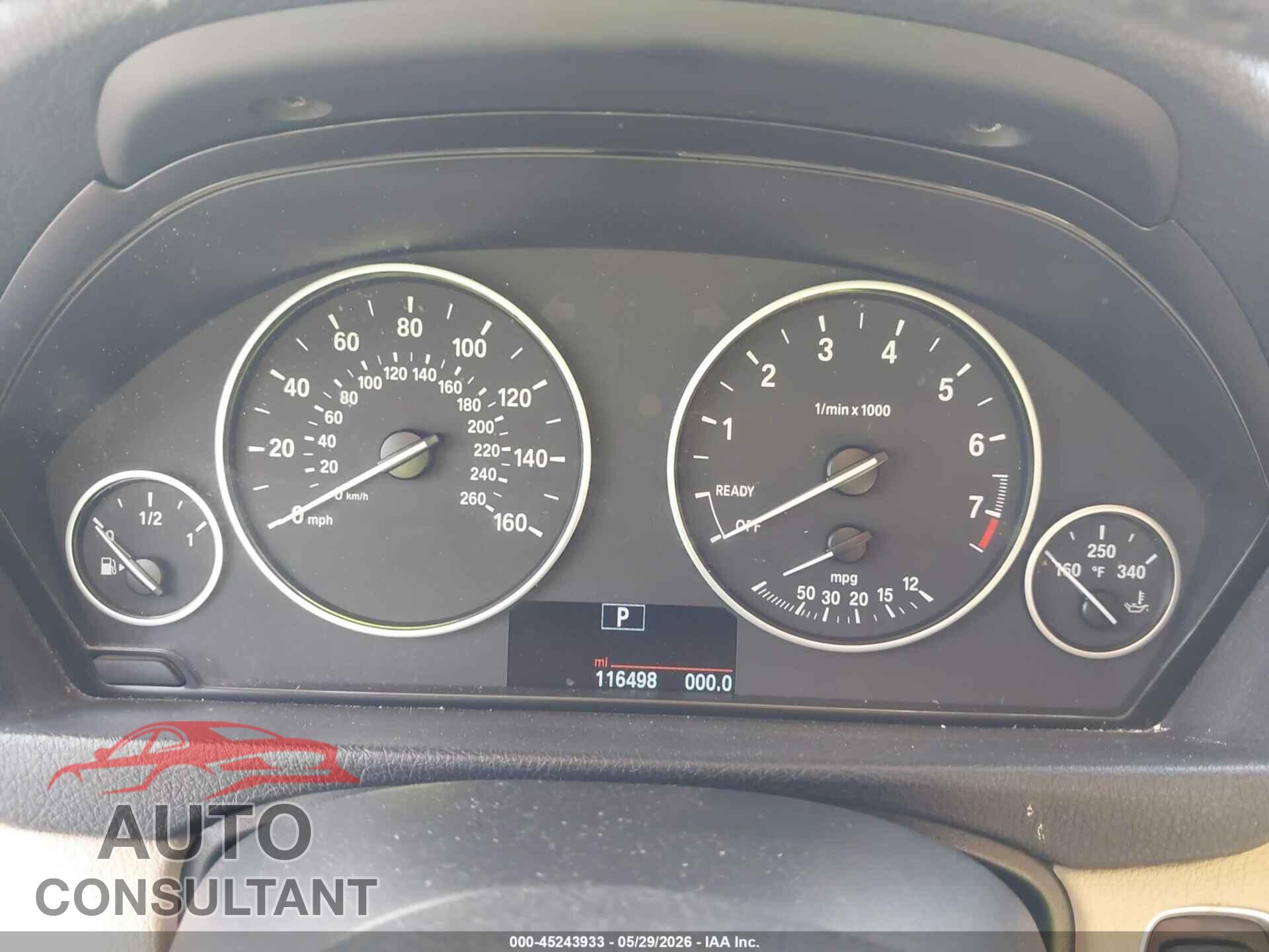 BMW 320I 2015 - WBA3B1G53FNT02406