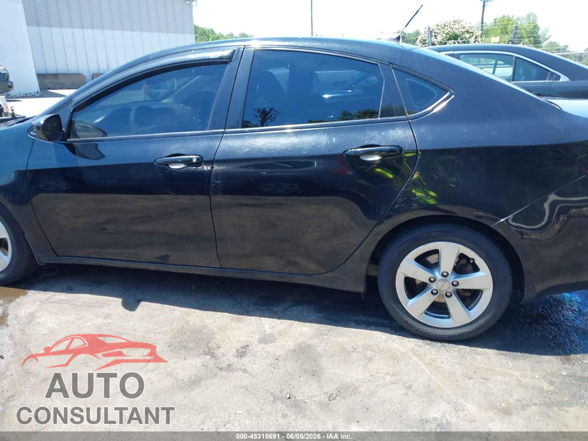 DODGE DART 2015 - 1C3CDFBB4FD308815