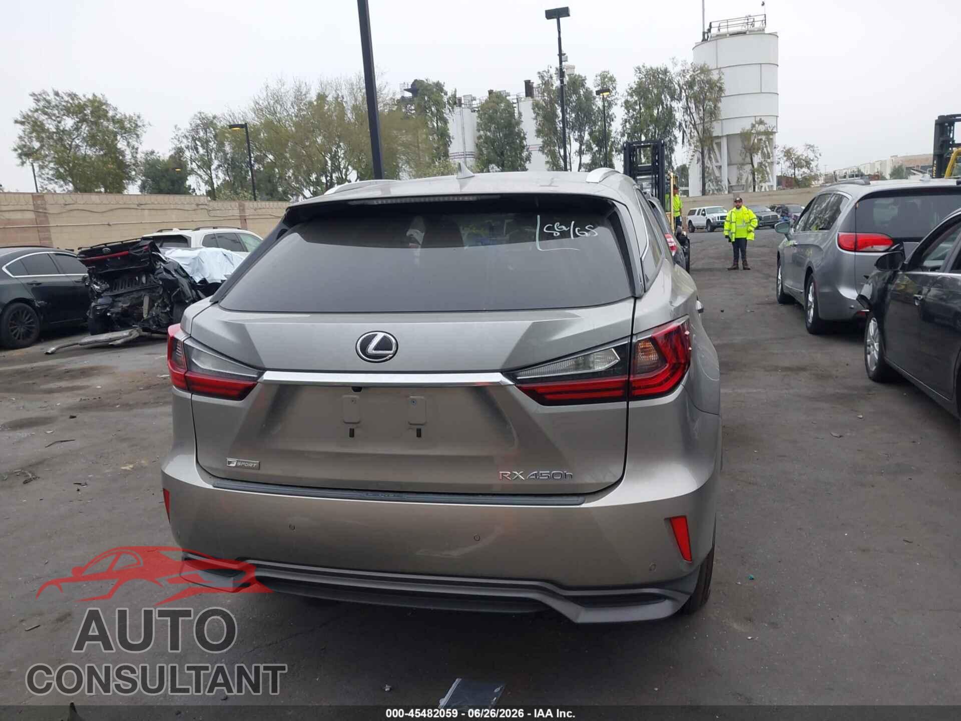 LEXUS RX 2019 - 2T2BGMCA2KC043274