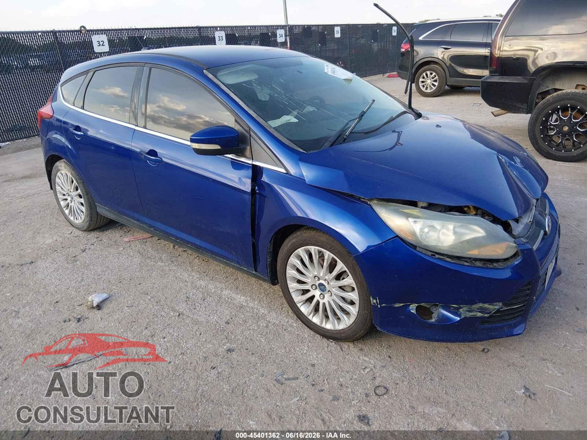 FORD FOCUS 2012 - 1FAHP3N25CL413583