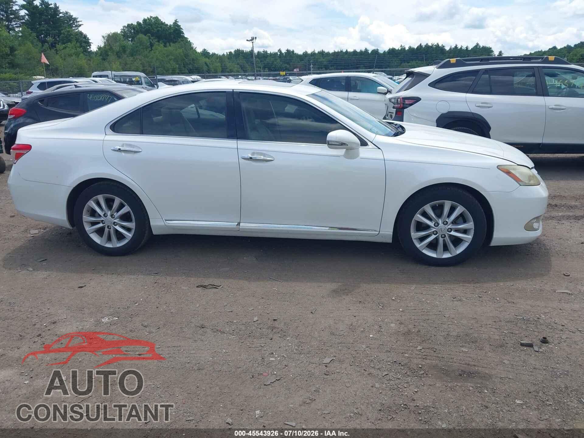 LEXUS ES 350 2012 - JTHBK1EG3C2508016