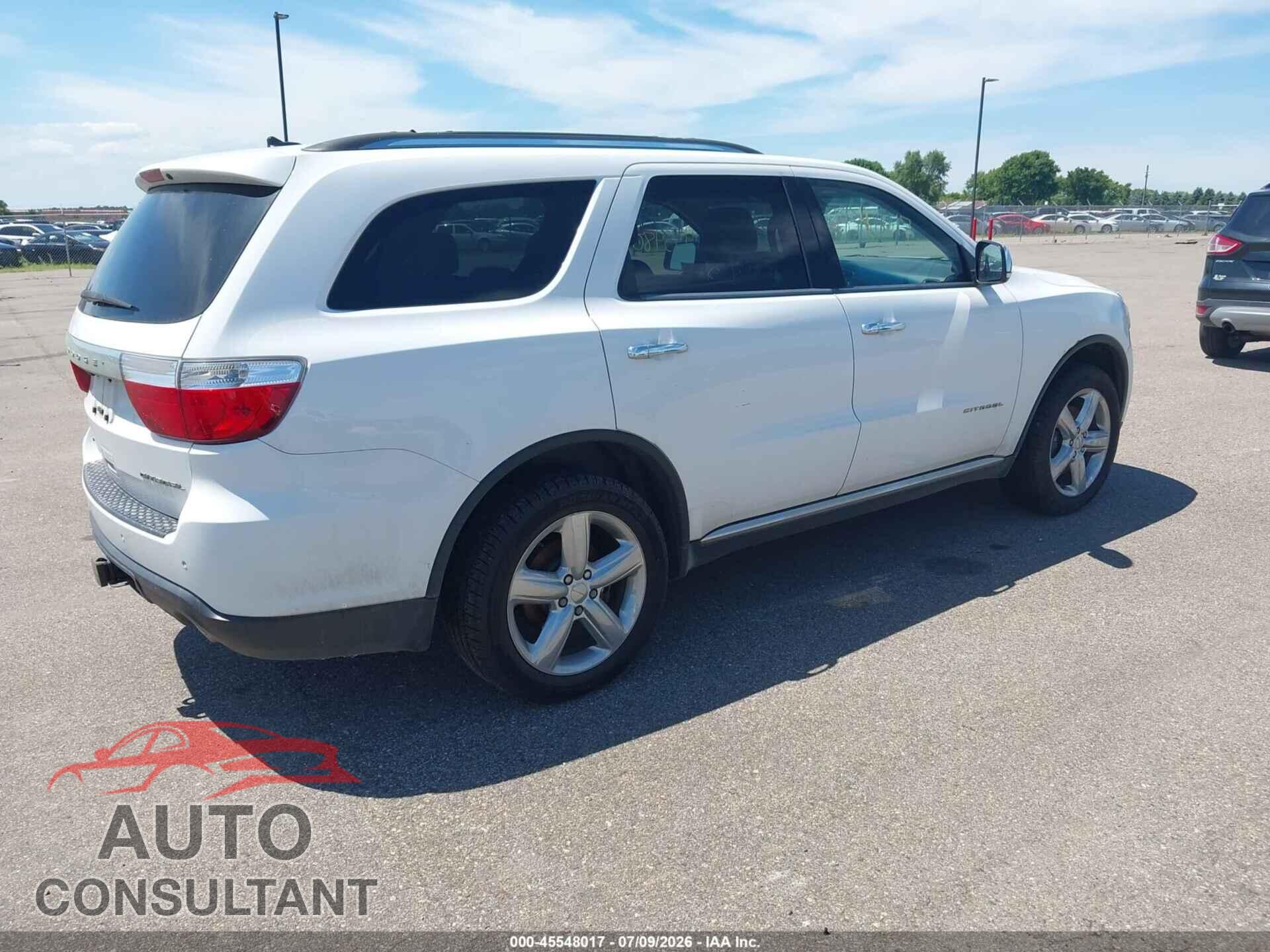DODGE DURANGO 2013 - 1C4RDJEG5DC674995