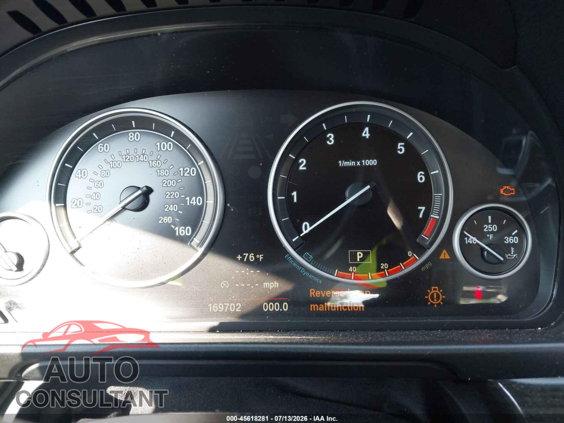 BMW 528I 2012 - WBAXH5C59CDW11697