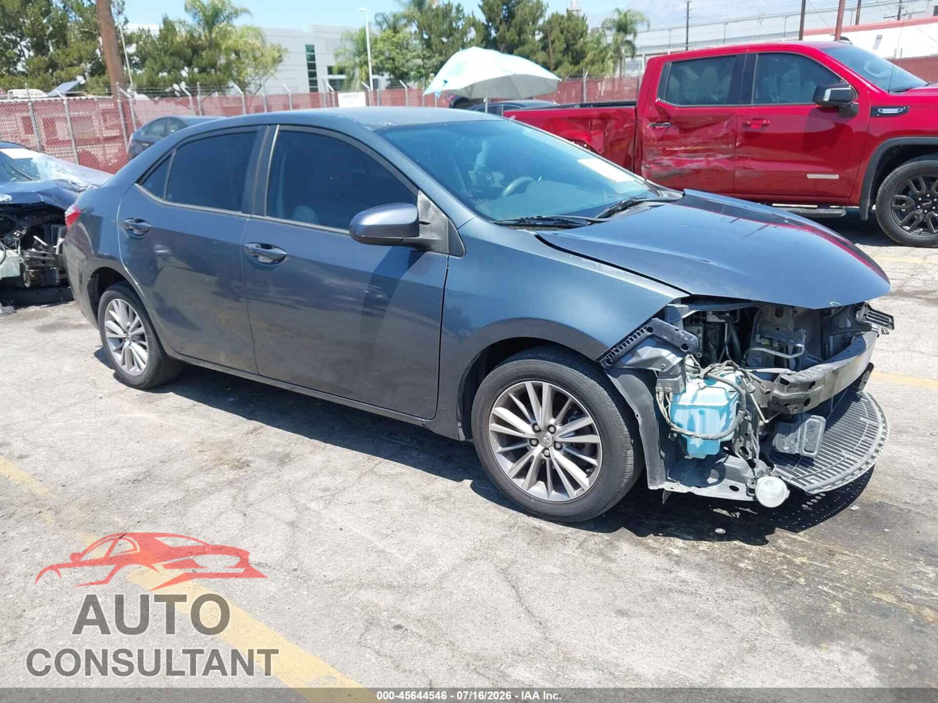 TOYOTA COROLLA 2014 - 5YFBURHEXEP099554