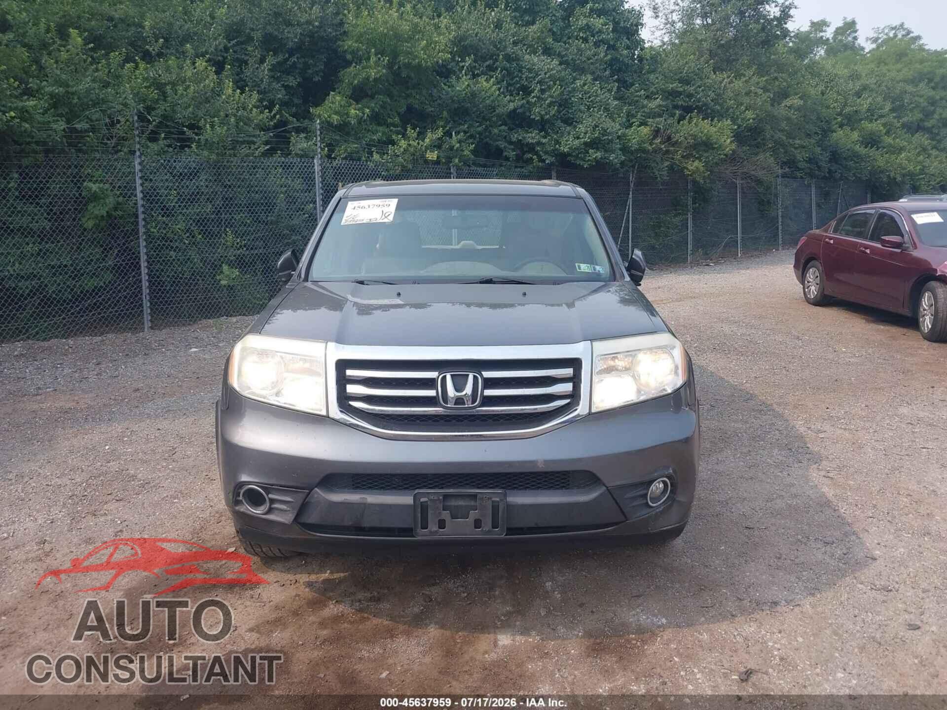 HONDA PILOT 2012 - 5FNYF4H60CB050842