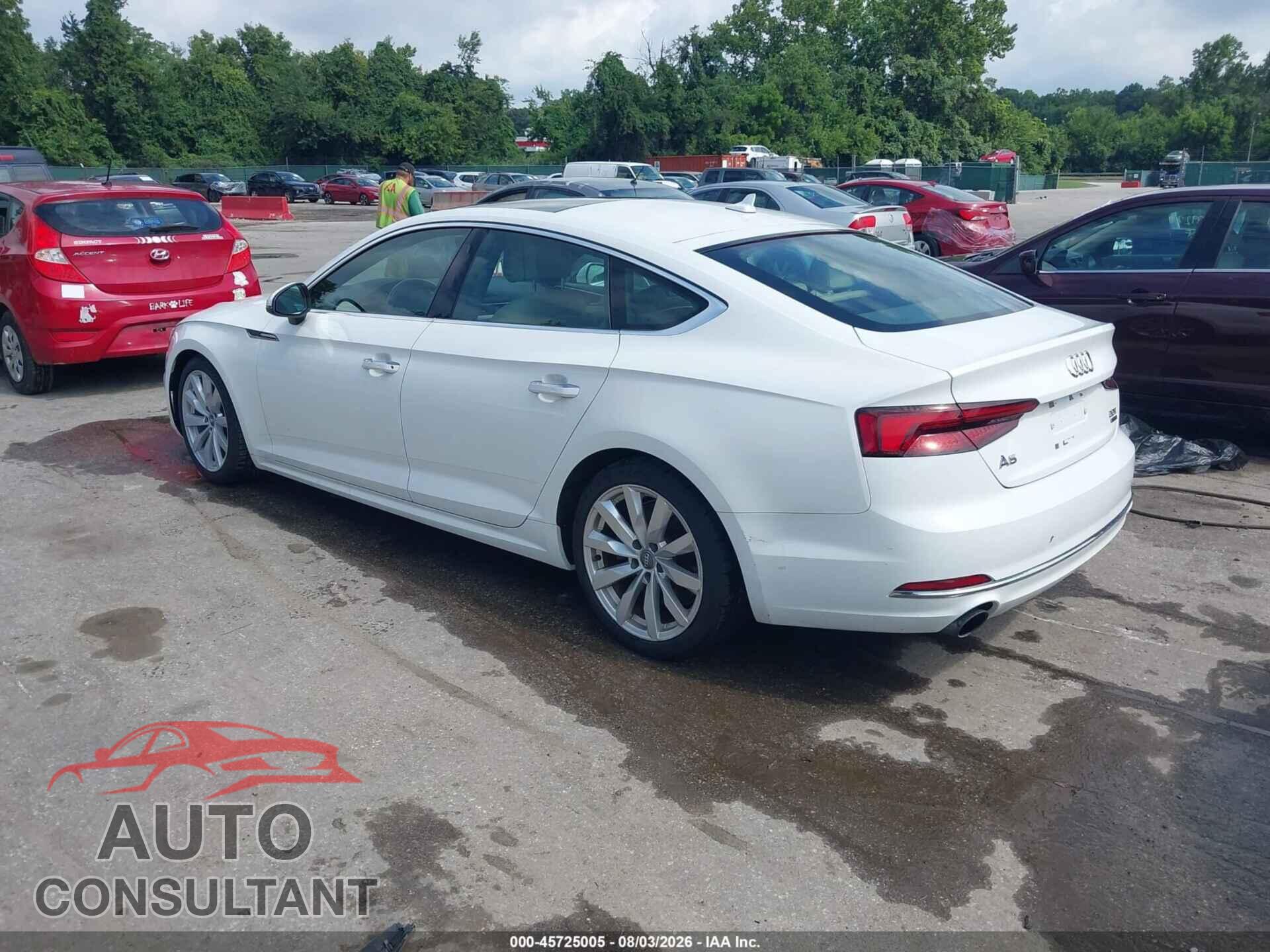 AUDI A5 2018 - WAUANCF5XJA103641