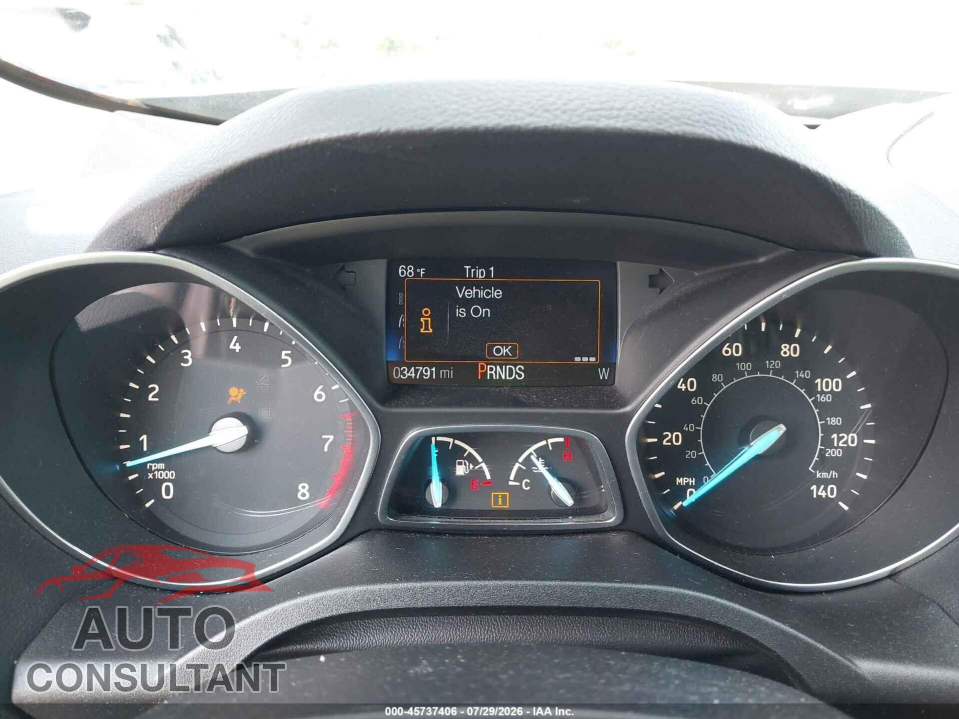 FORD ESCAPE 2019 - 1FMCU0F78KUA95274