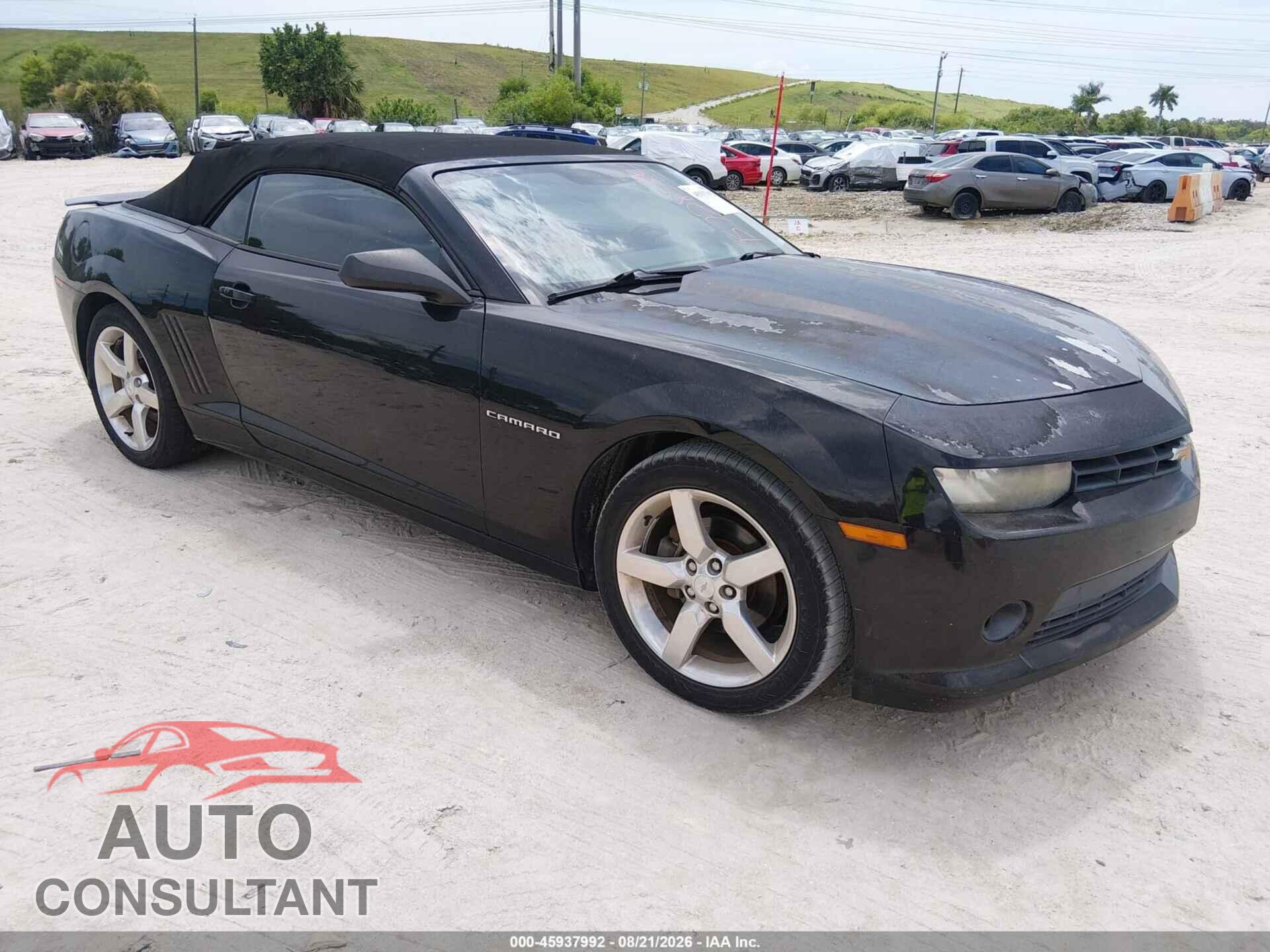 CHEVROLET CAMARO 2014 - 2G1FB3D35E9292891