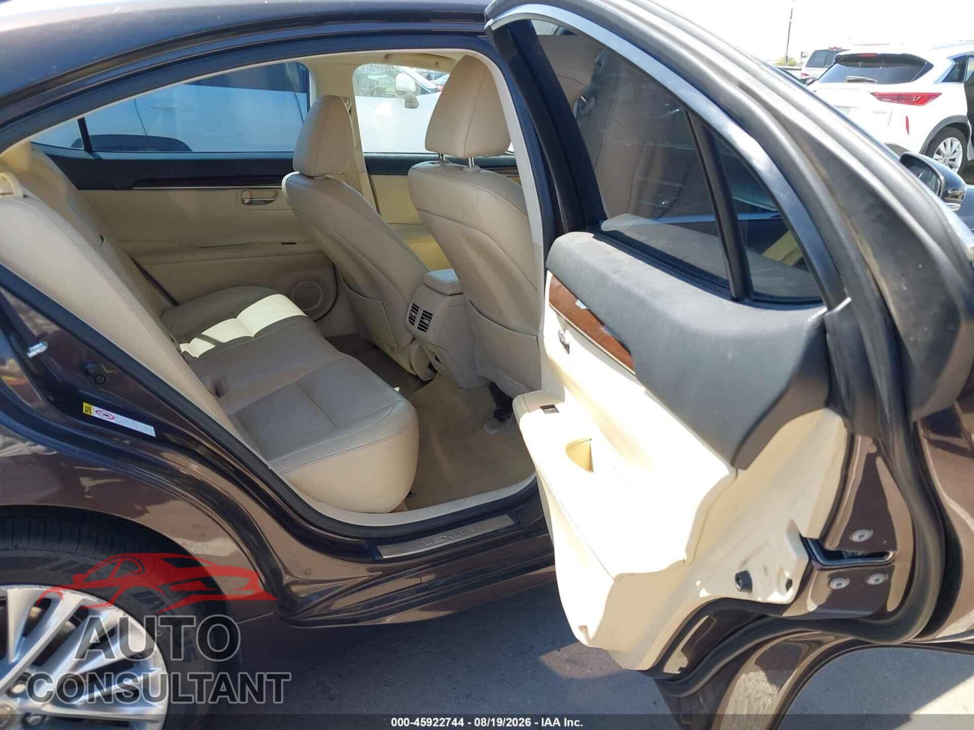 LEXUS ES 350 2013 - JTHBK1GG9D2043756