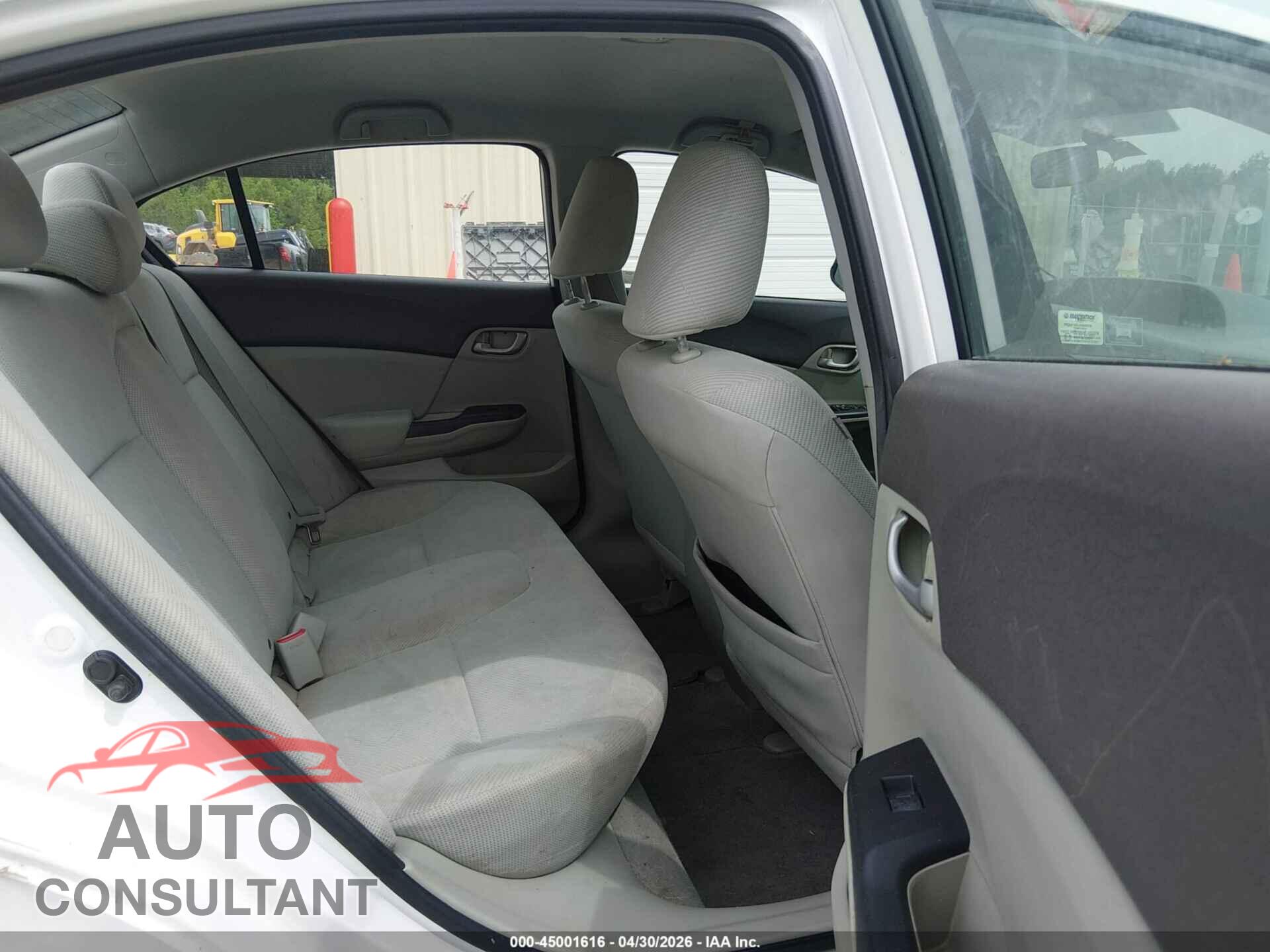 HONDA CIVIC 2012 - 19XFB2F59CE061071