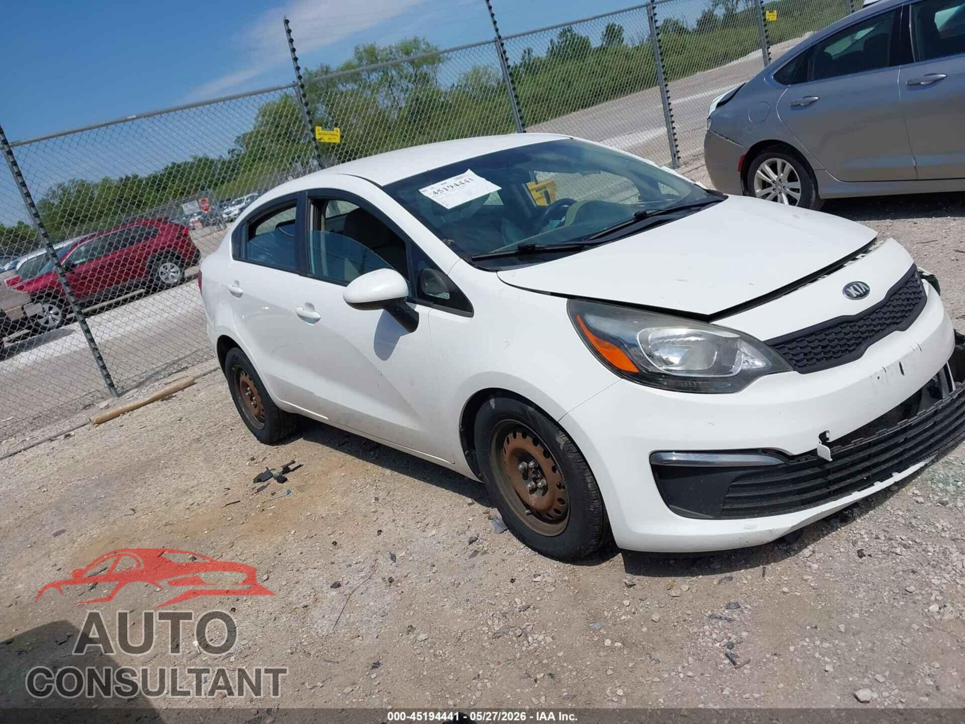 KIA RIO 2017 - KNADM4A37H6025621