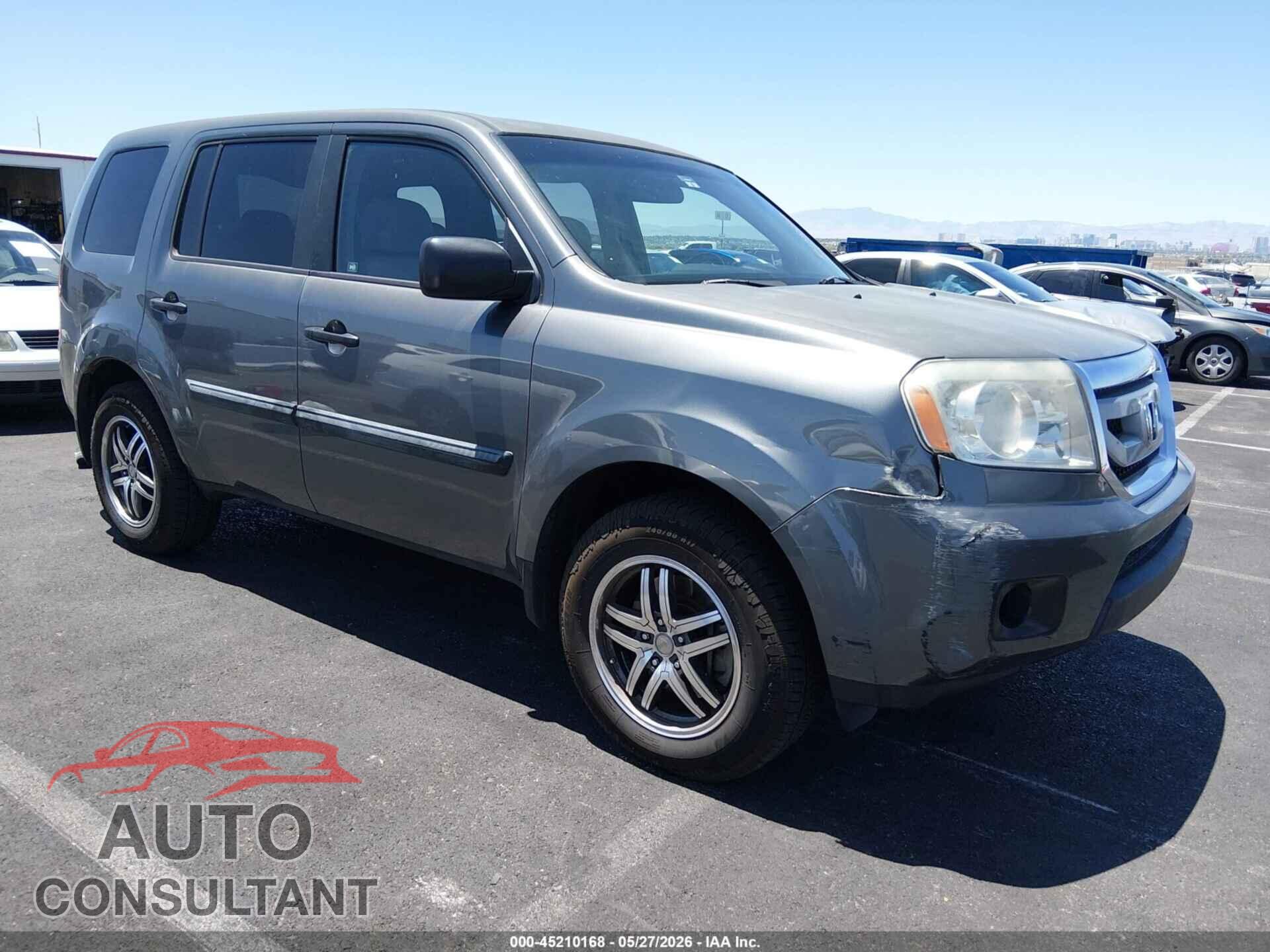 HONDA PILOT 2011 - 5FNYF3H23BB025651