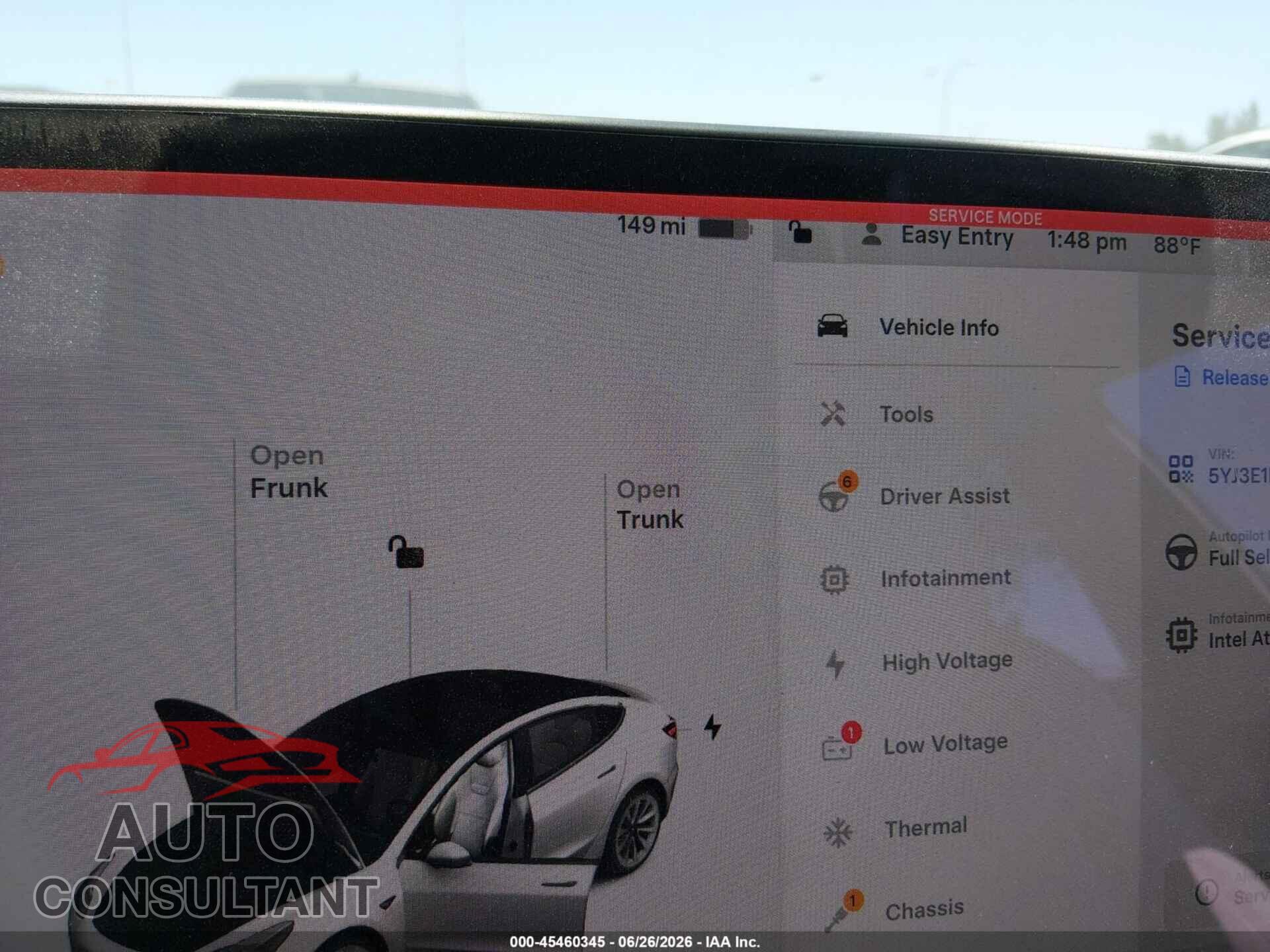 TESLA MODEL 3 2021 - 5YJ3E1EA8MF073470
