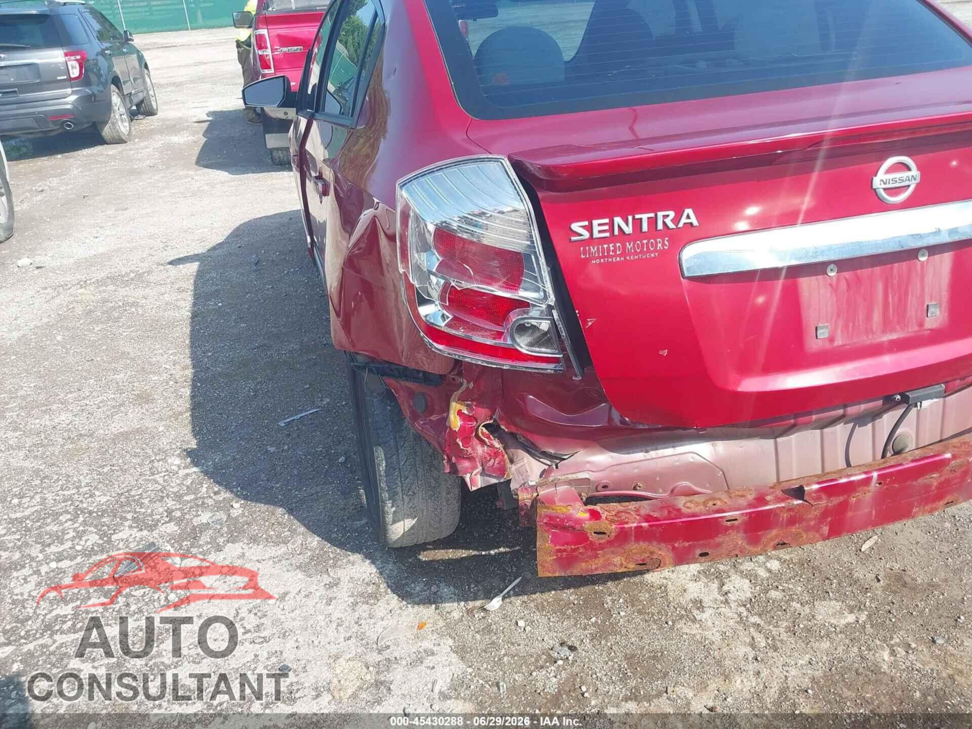 NISSAN SENTRA 2011 - 3N1AB6AP5BL622826