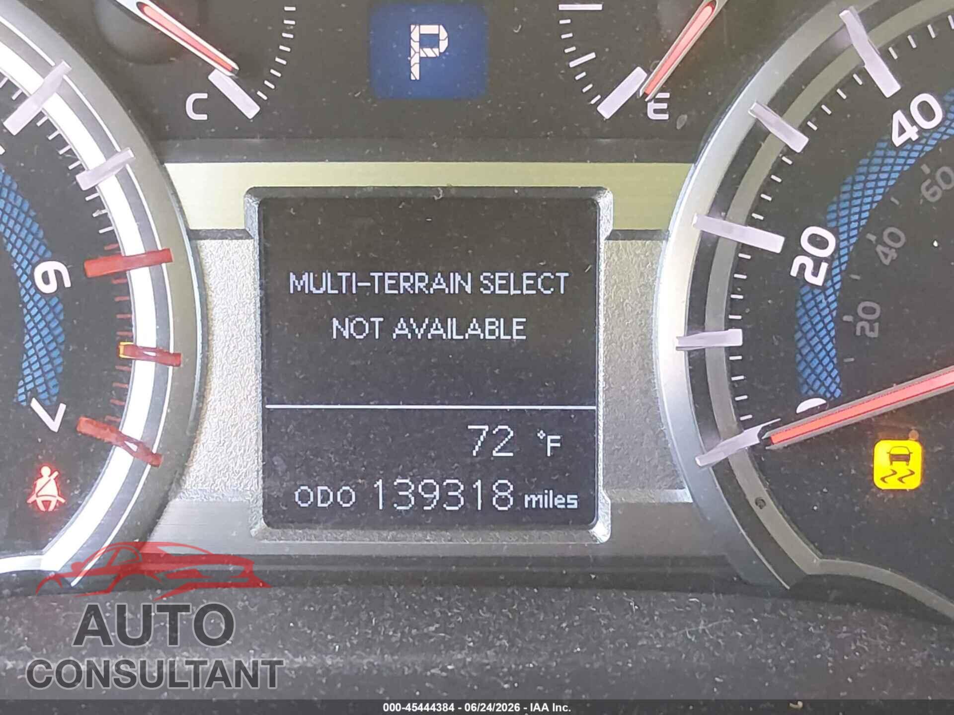 TOYOTA 4RUNNER 2017 - JTEBU5JR1H5422179
