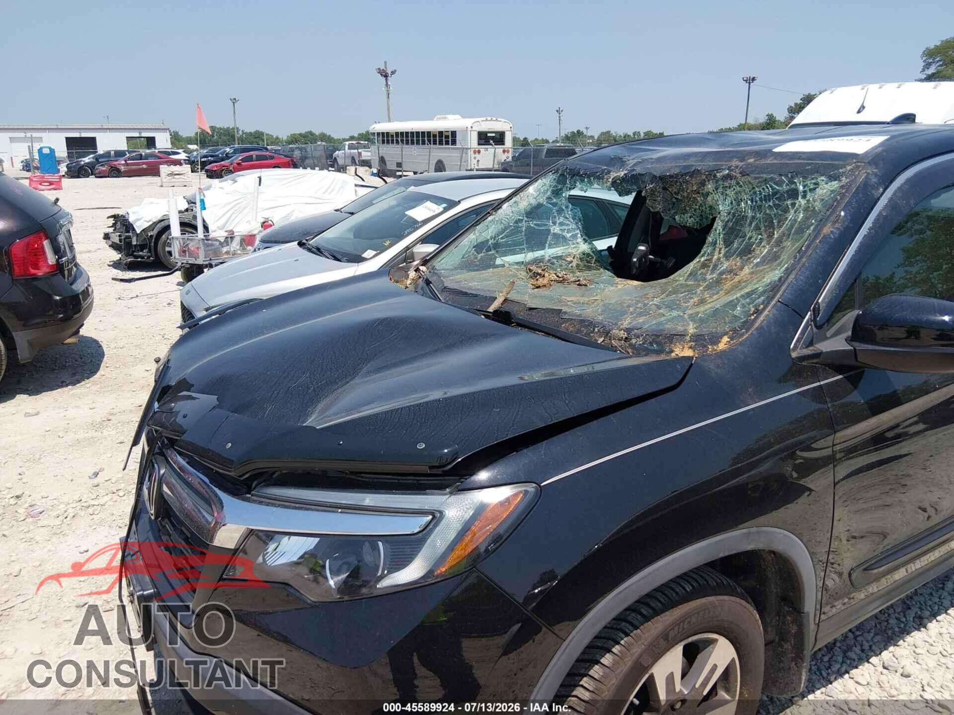 HONDA RIDGELINE 2017 - 5FPYK3F61HB028985
