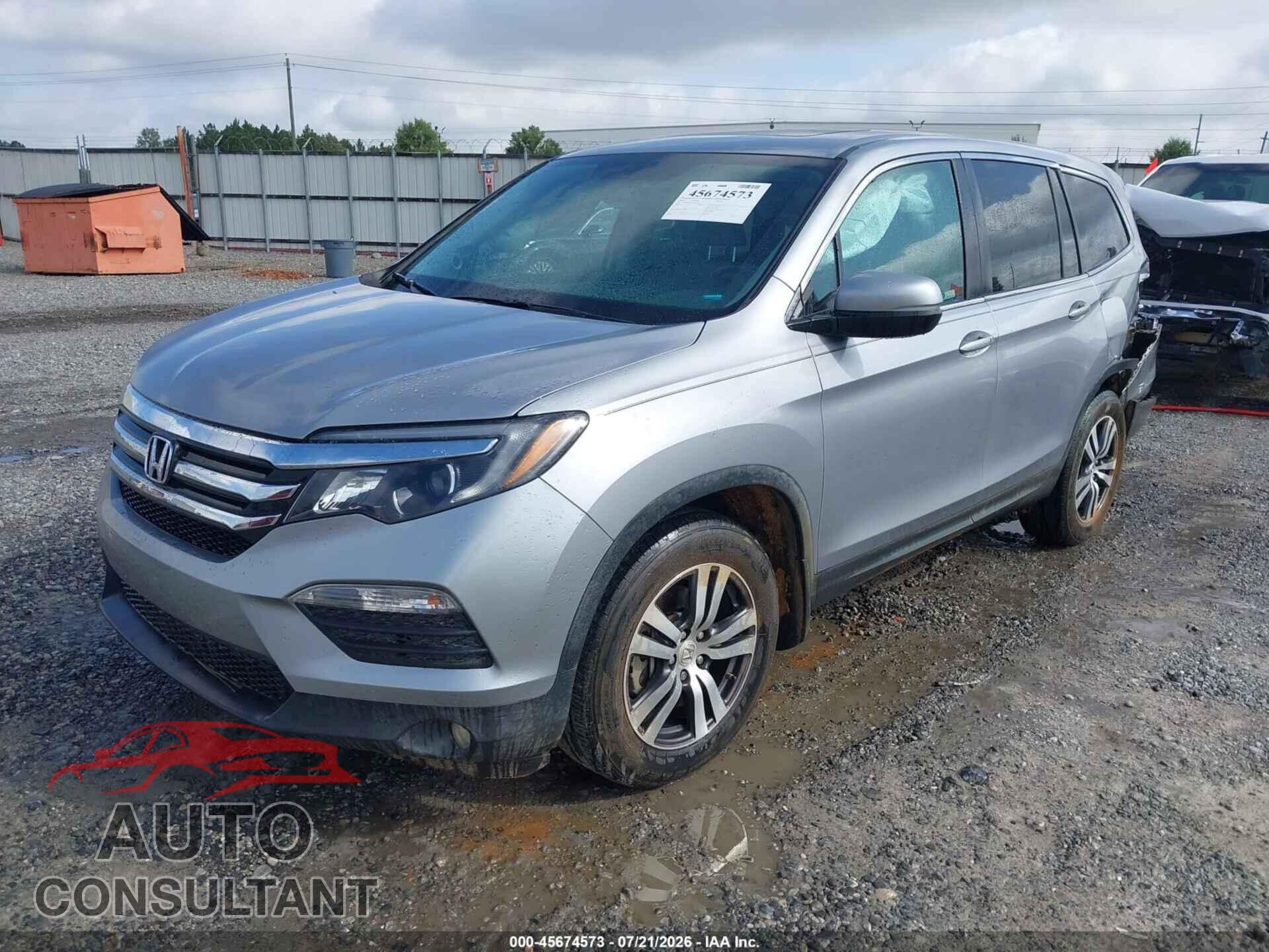 HONDA PILOT 2018 - 5FNYF5H55JB007575