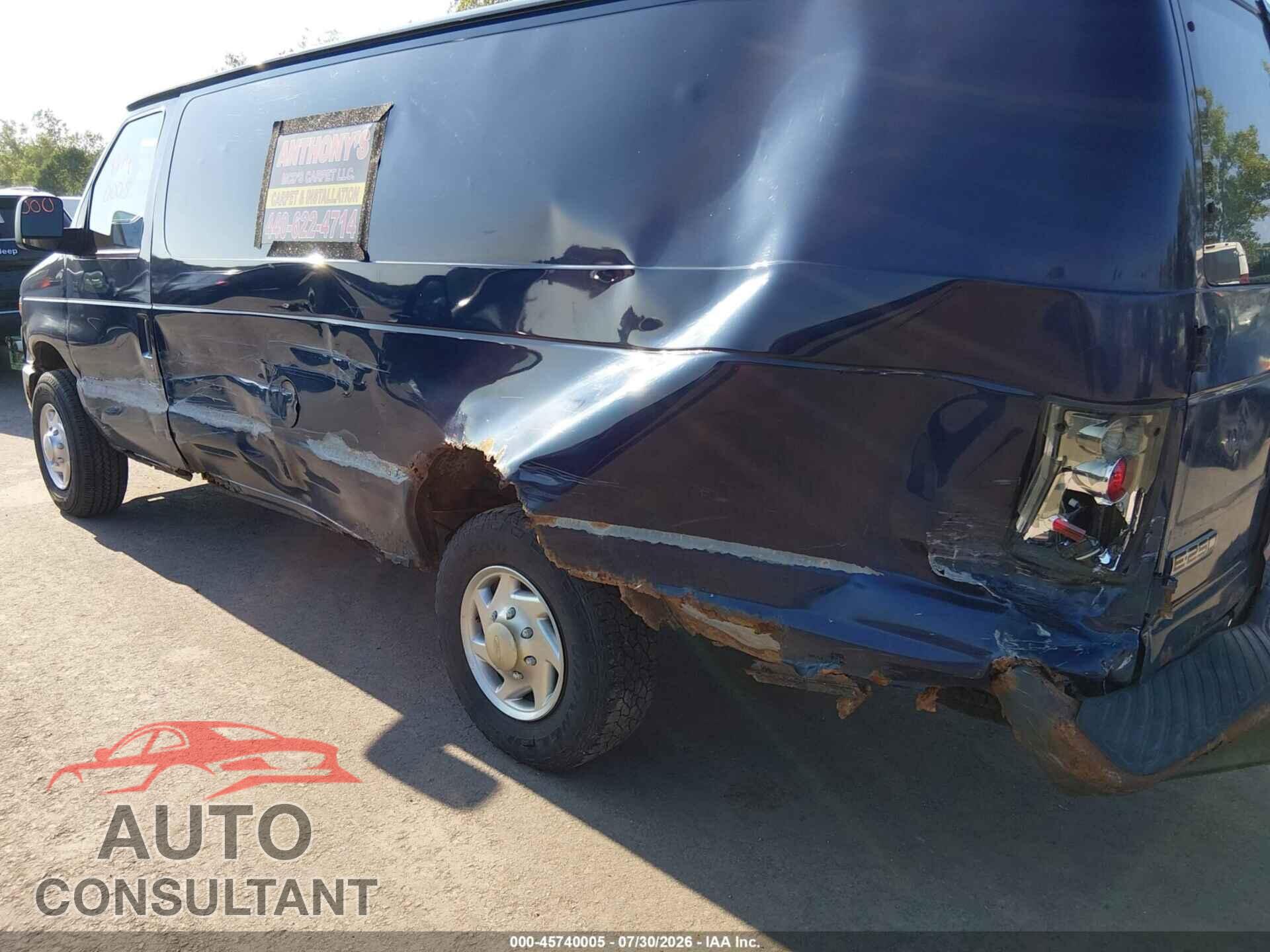 FORD E-250 2010 - 1FTNS2EL7ADA94290