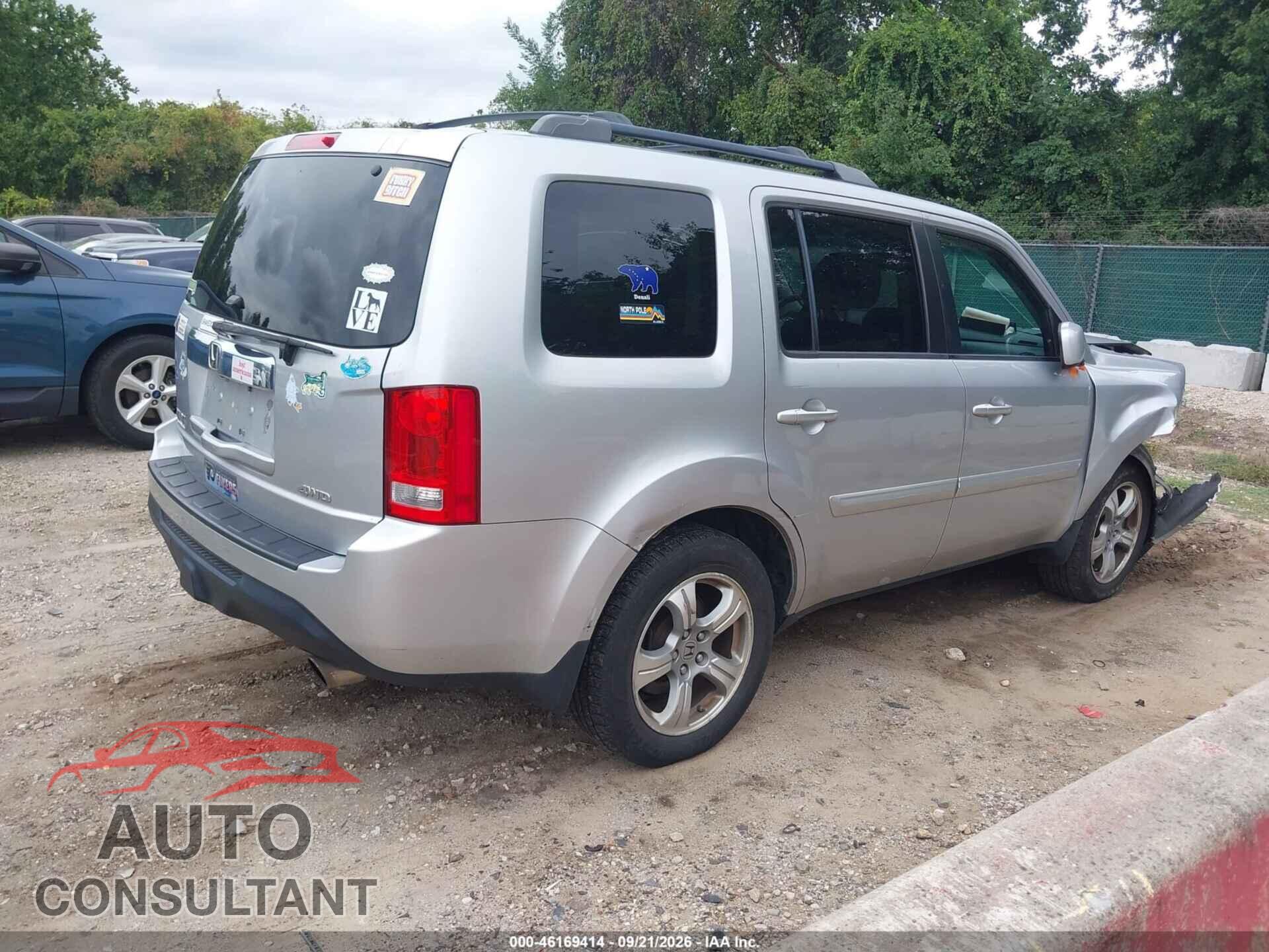 HONDA PILOT 2014 - 5FNYF4H57EB045227