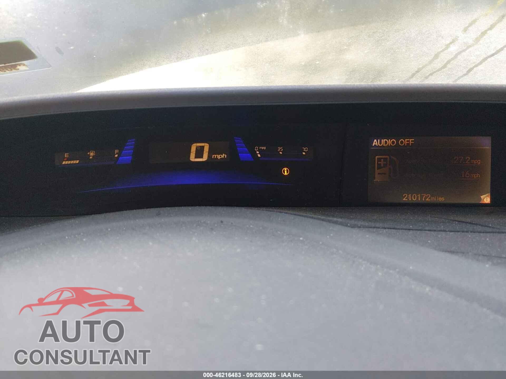 HONDA CIVIC 2012 - 2HGFB2F52CH525744