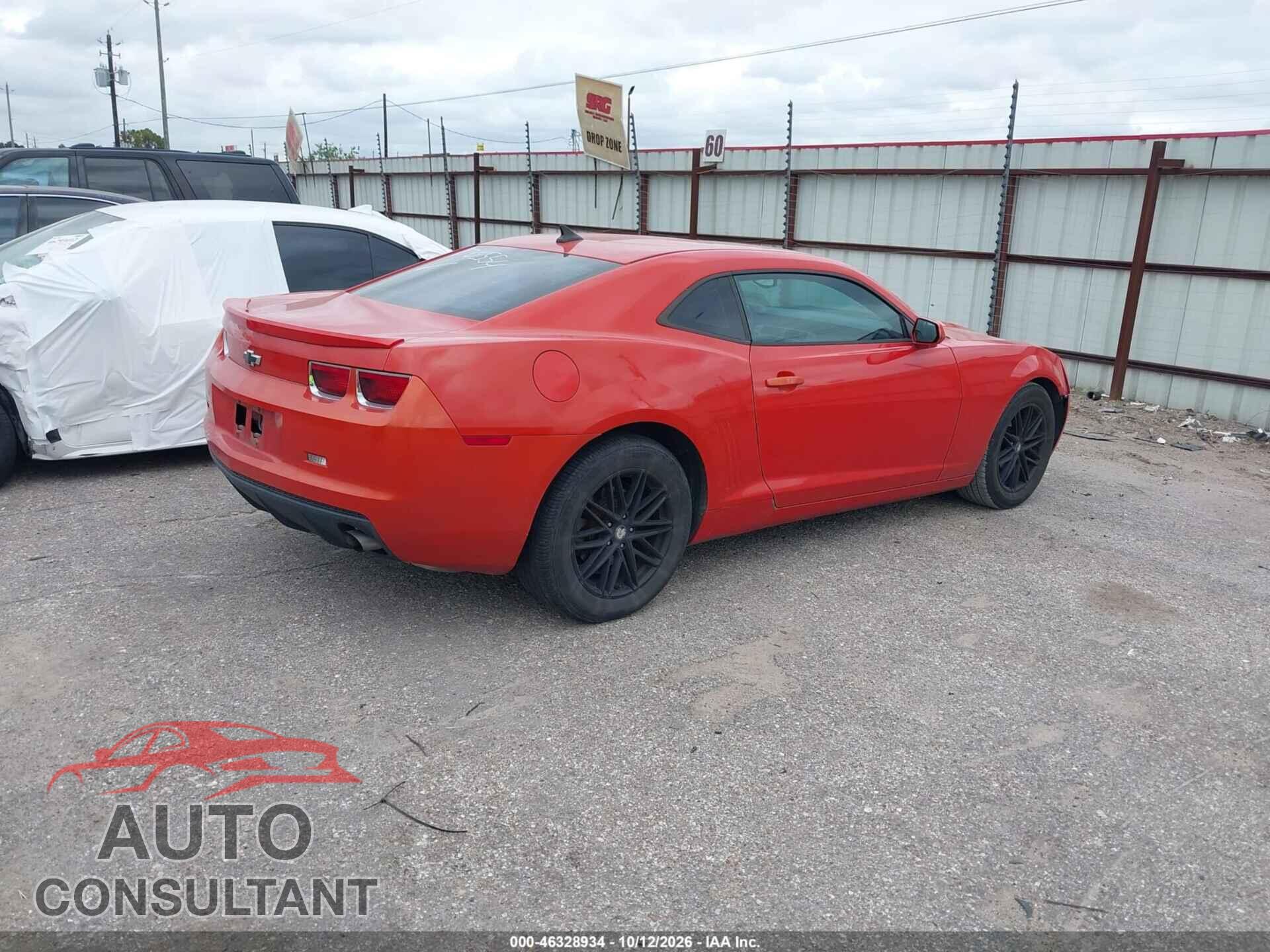 CHEVROLET CAMARO 2012 - 2G1FA1E39C9170554