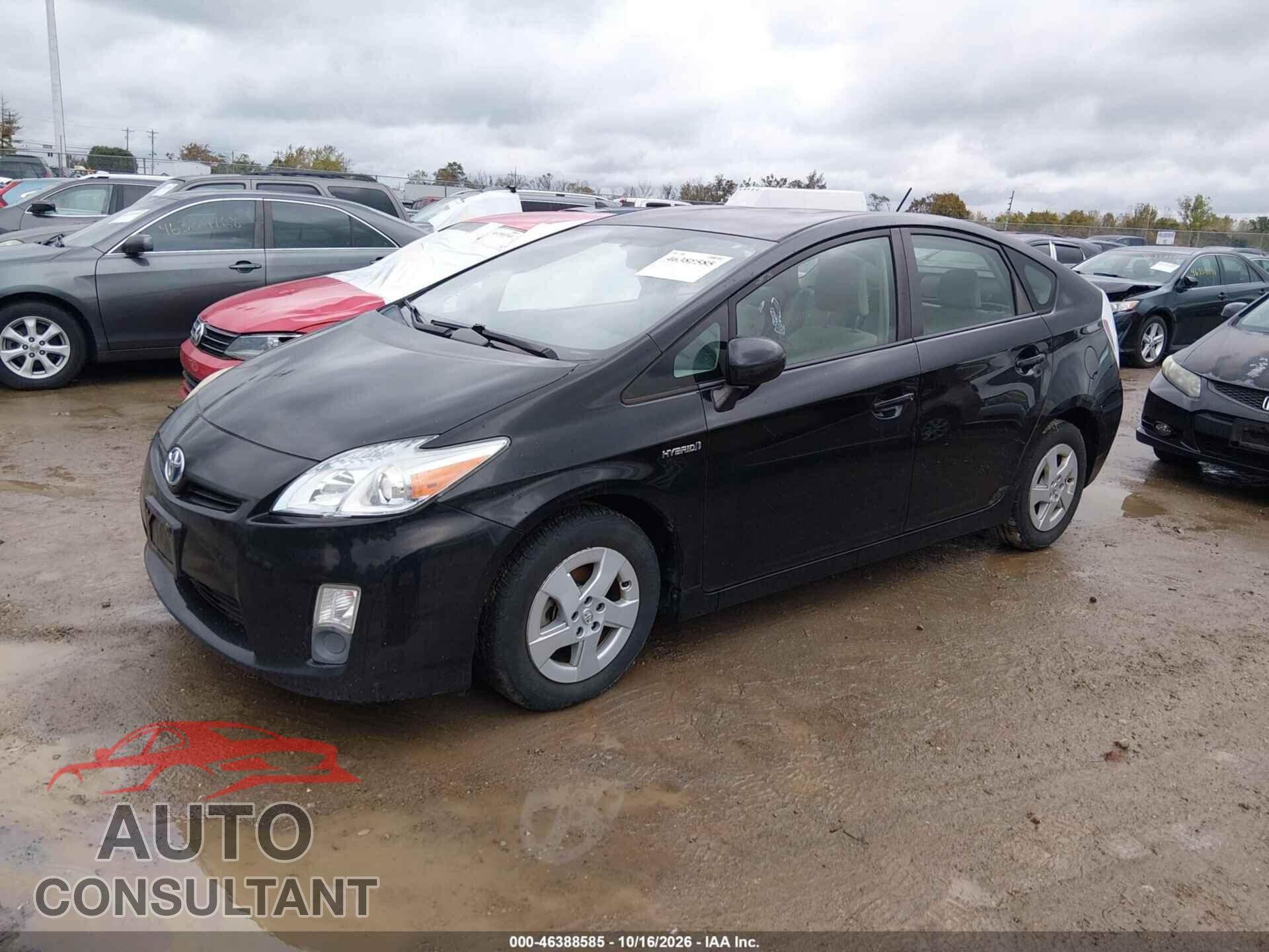 TOYOTA PRIUS 2010 - JTDKN3DU6A0245721