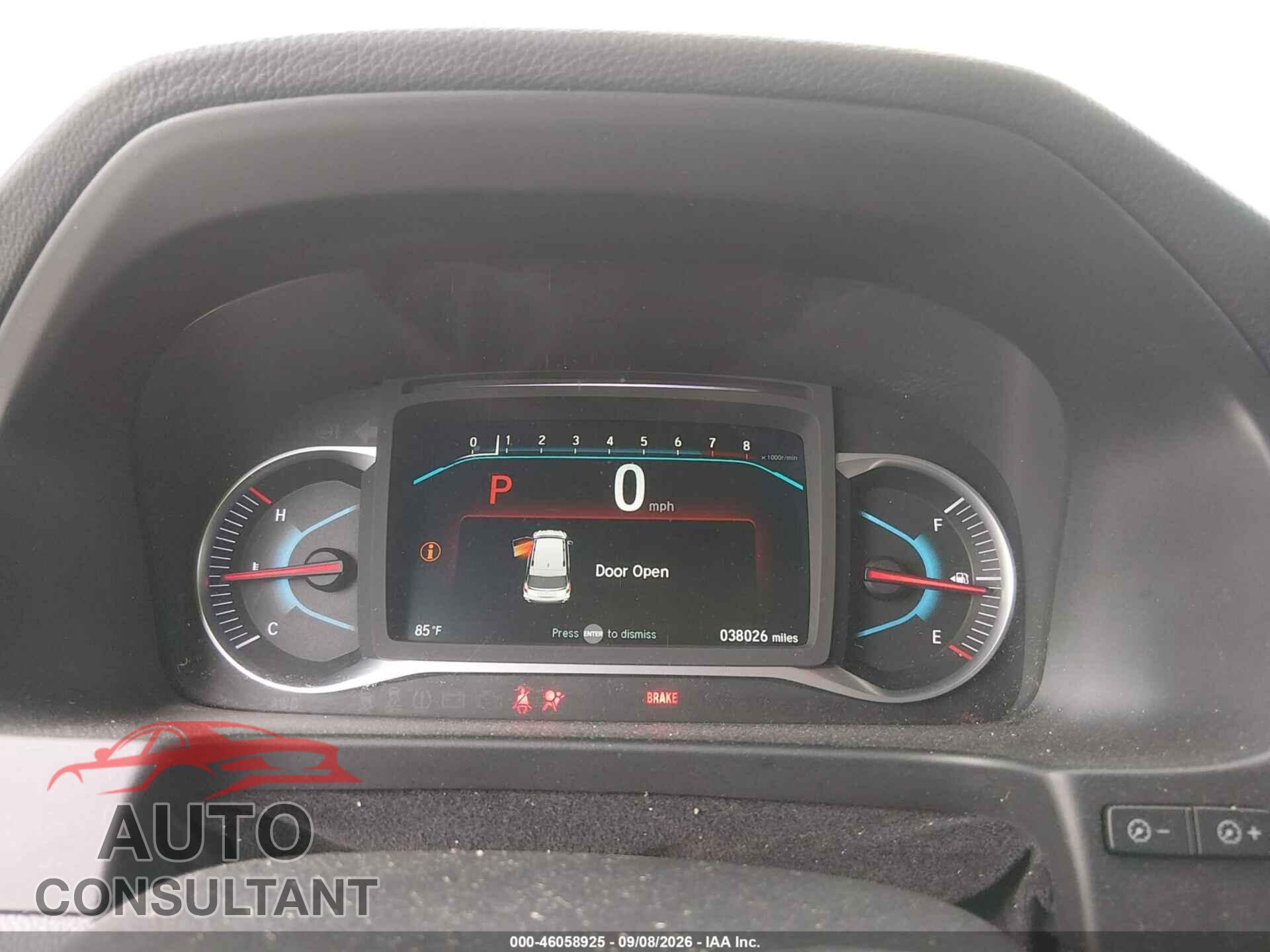 HONDA PILOT 2019 - 5FNYF5H57KB037758