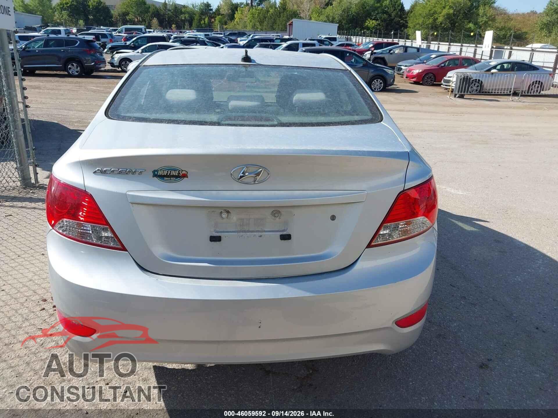 HYUNDAI ACCENT 2013 - KMHCT4AE7DU536329
