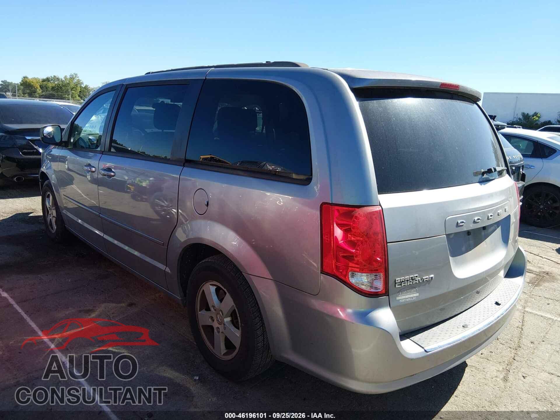 DODGE GRAND CARAVAN 2013 - 2C4RDGCG5DR545524