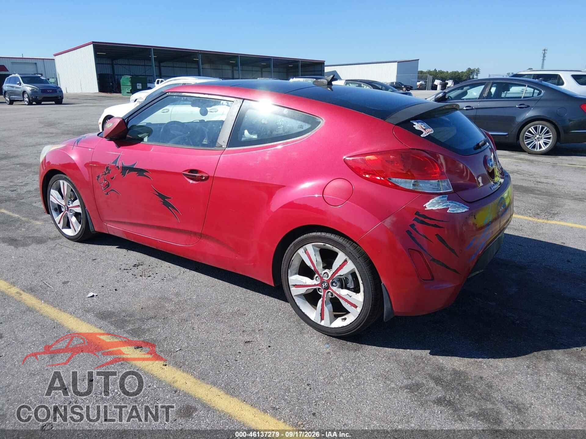HYUNDAI VELOSTER 2016 - KMHTC6AD8GU280791