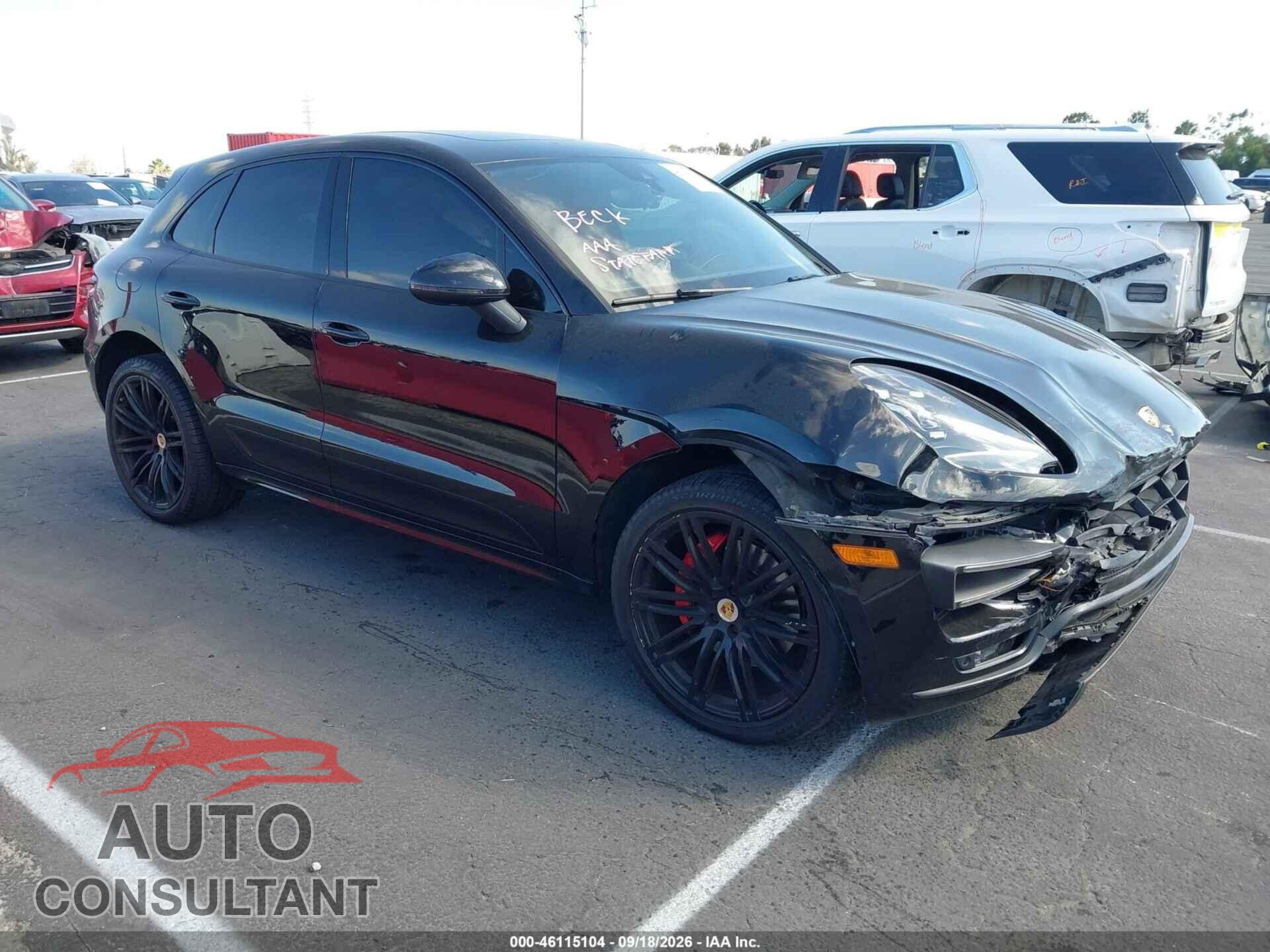 PORSCHE MACAN 2018 - WP1AF2A59JLB70803