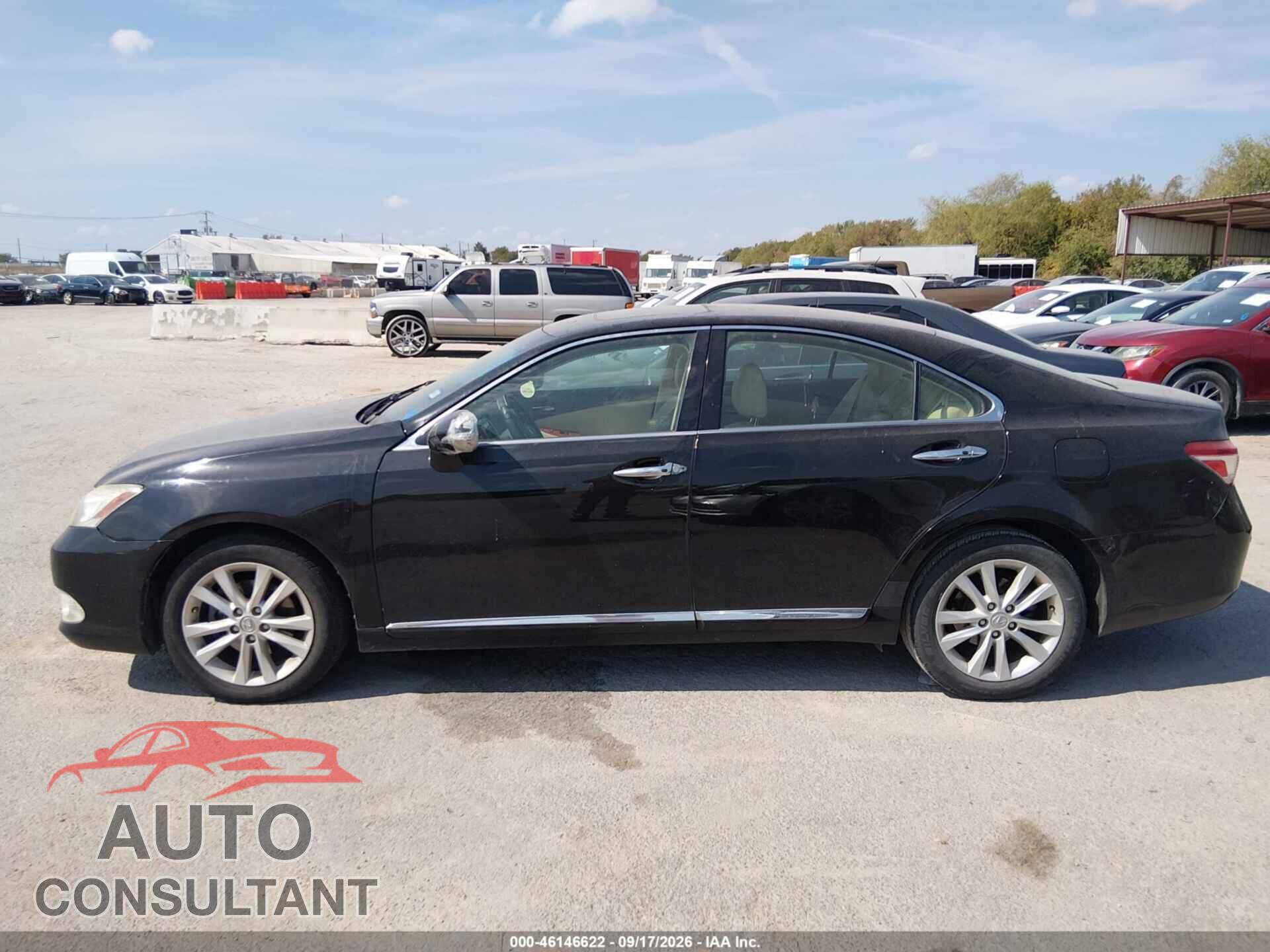 LEXUS ES 350 2011 - JTHBK1EG9B2456129