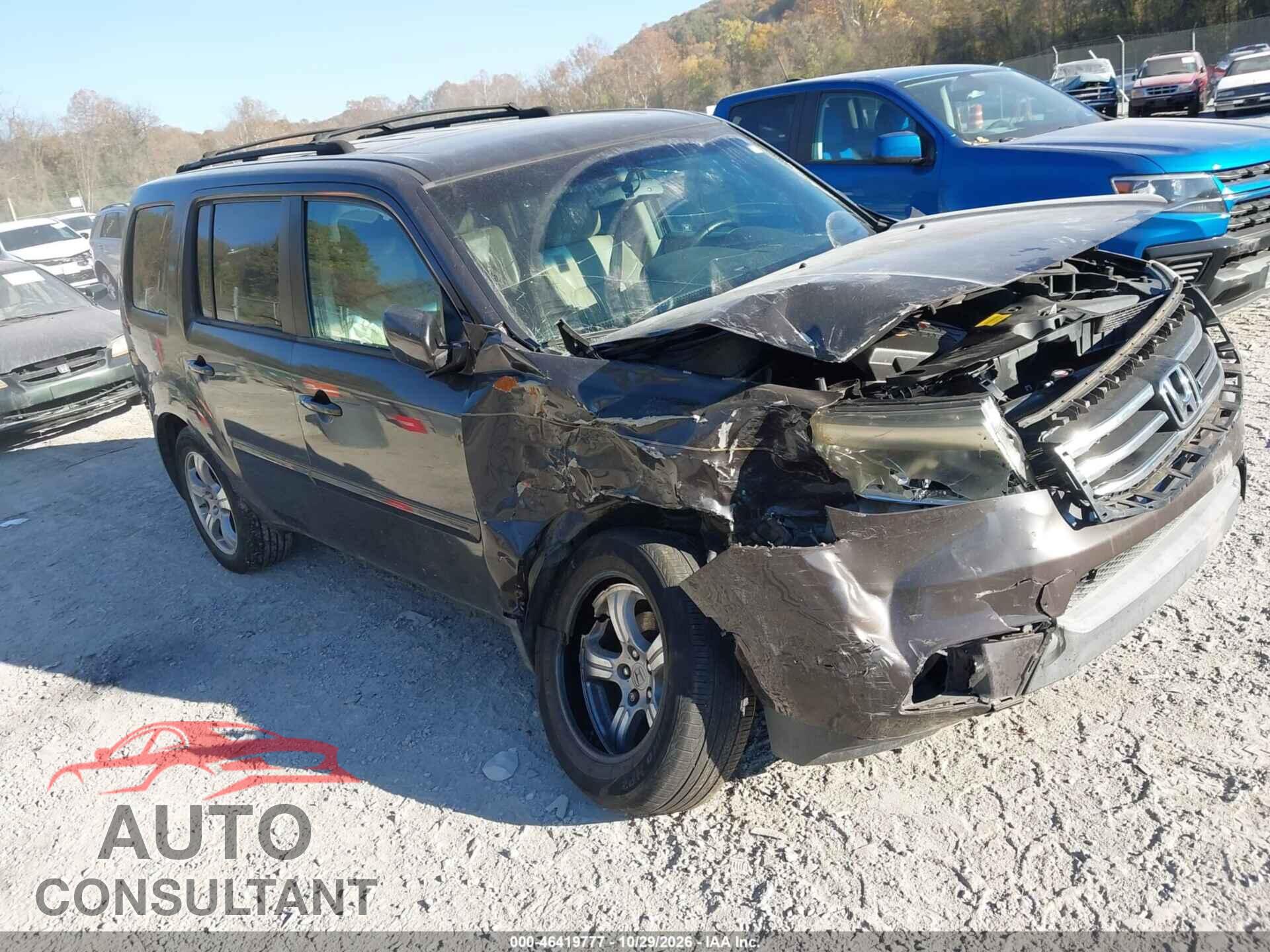 HONDA PILOT 2012 - 5FNYF3H60CB028236
