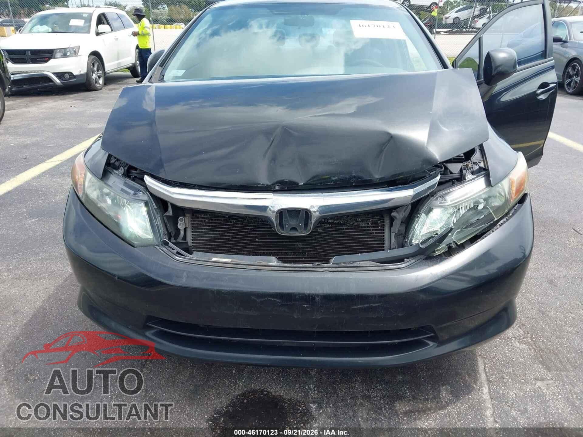 HONDA CIVIC 2012 - 19XFB2F52CE005683