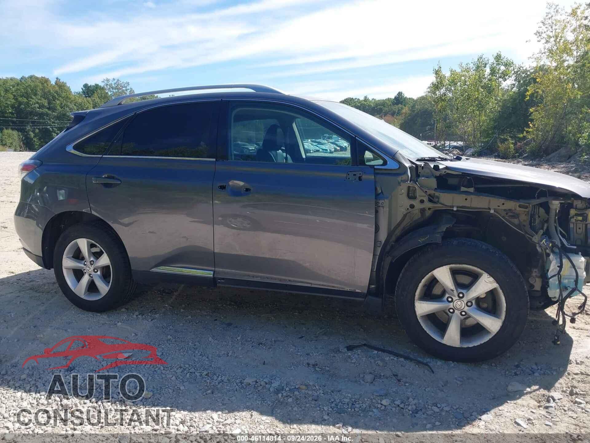 LEXUS RX 350 2012 - 2T2BK1BA2CC123948