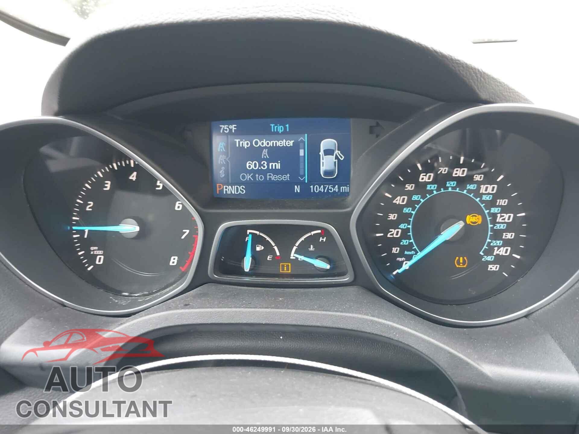 FORD ESCAPE 2013 - 1FMCU9G9XDUA38694