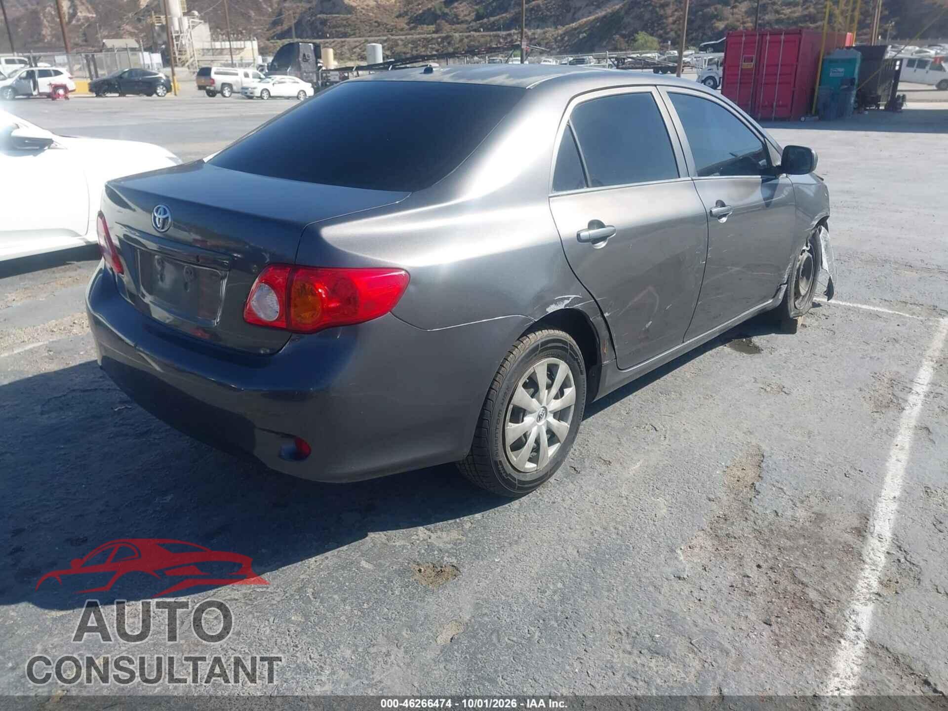 TOYOTA COROLLA 2009 - JTDBL40E399028242
