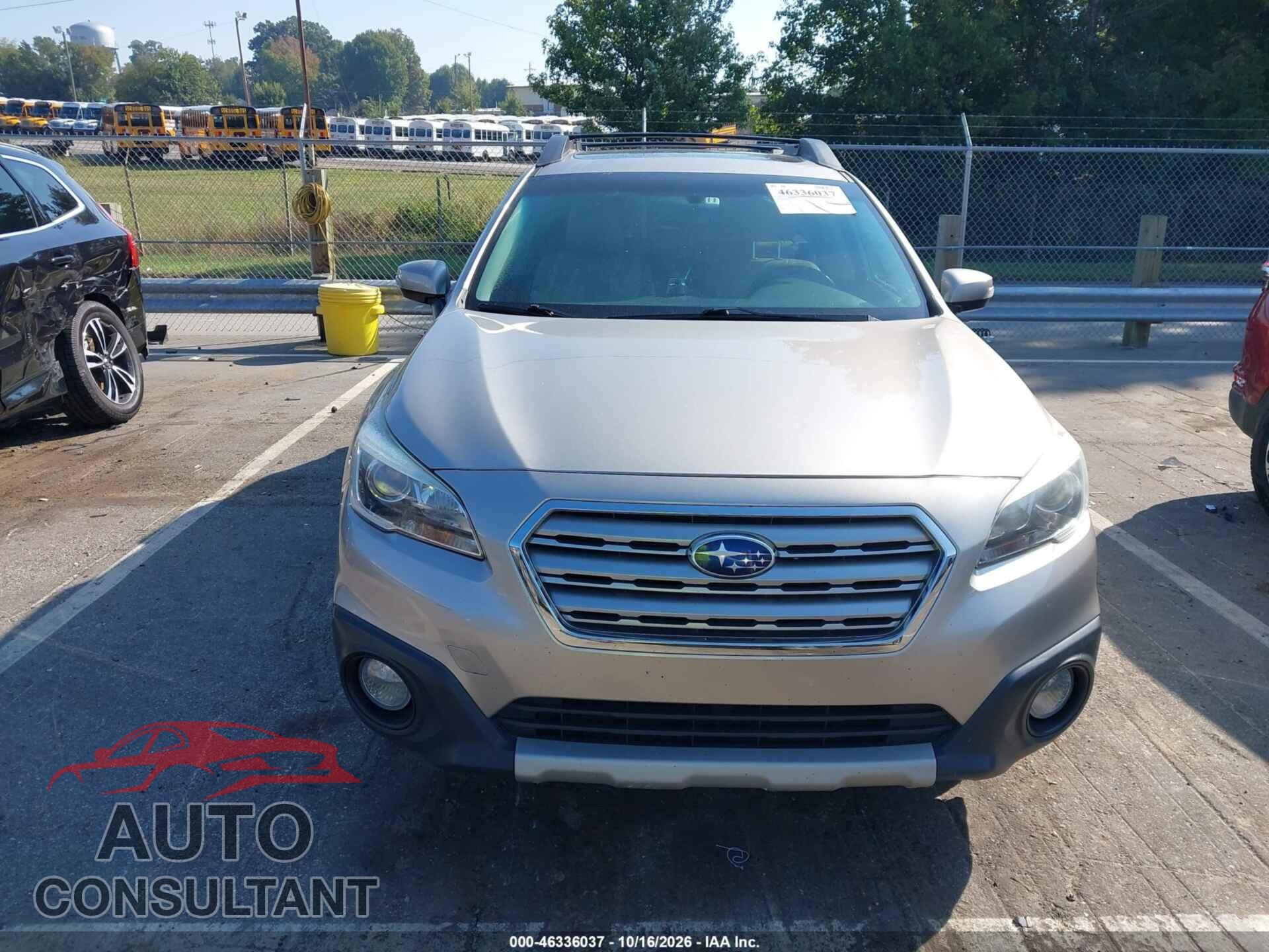 SUBARU OUTBACK 2015 - 4S4BSBLC8F3332761