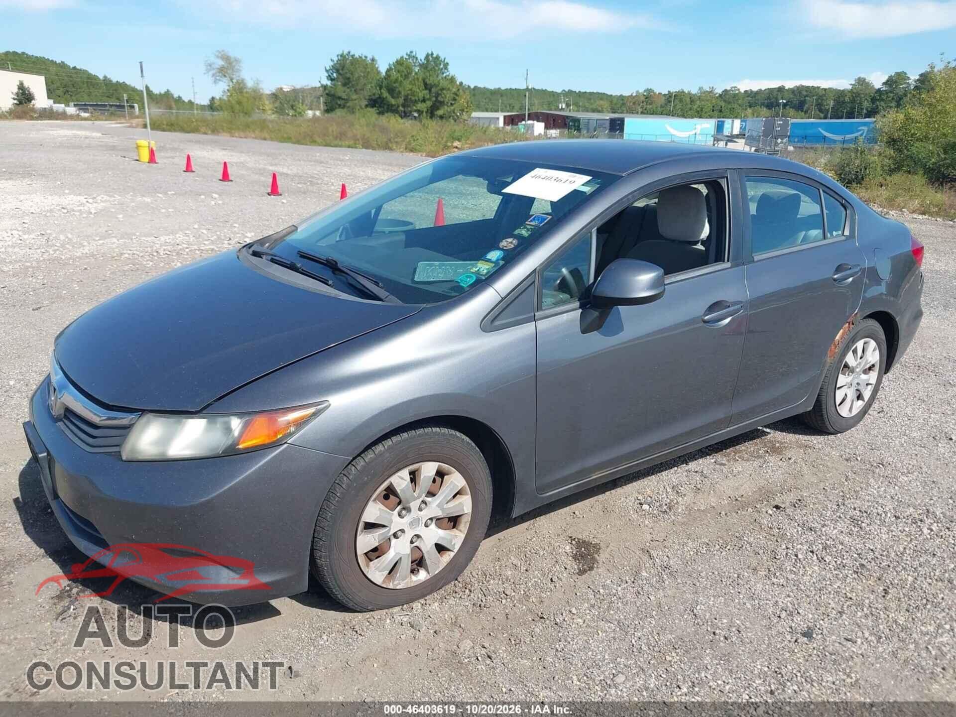 HONDA CIVIC 2012 - 19XFB2F56CE035480