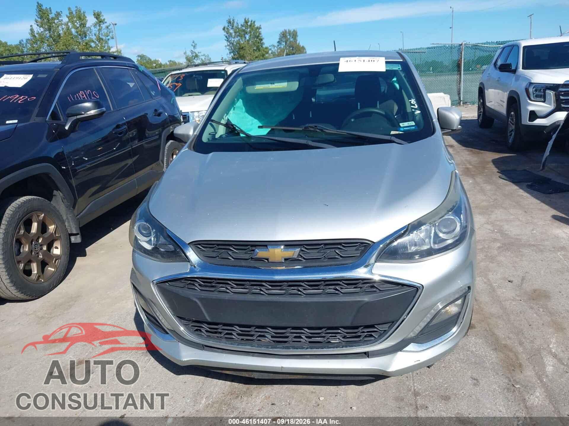CHEVROLET SPARK 2019 - KL8CD6SA2KC733588